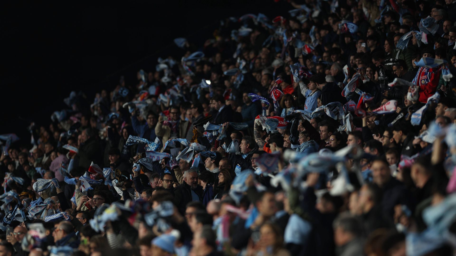 Afición del Celta de Vigo en Balaídos Afición del Celta de Vigo en Balaídos