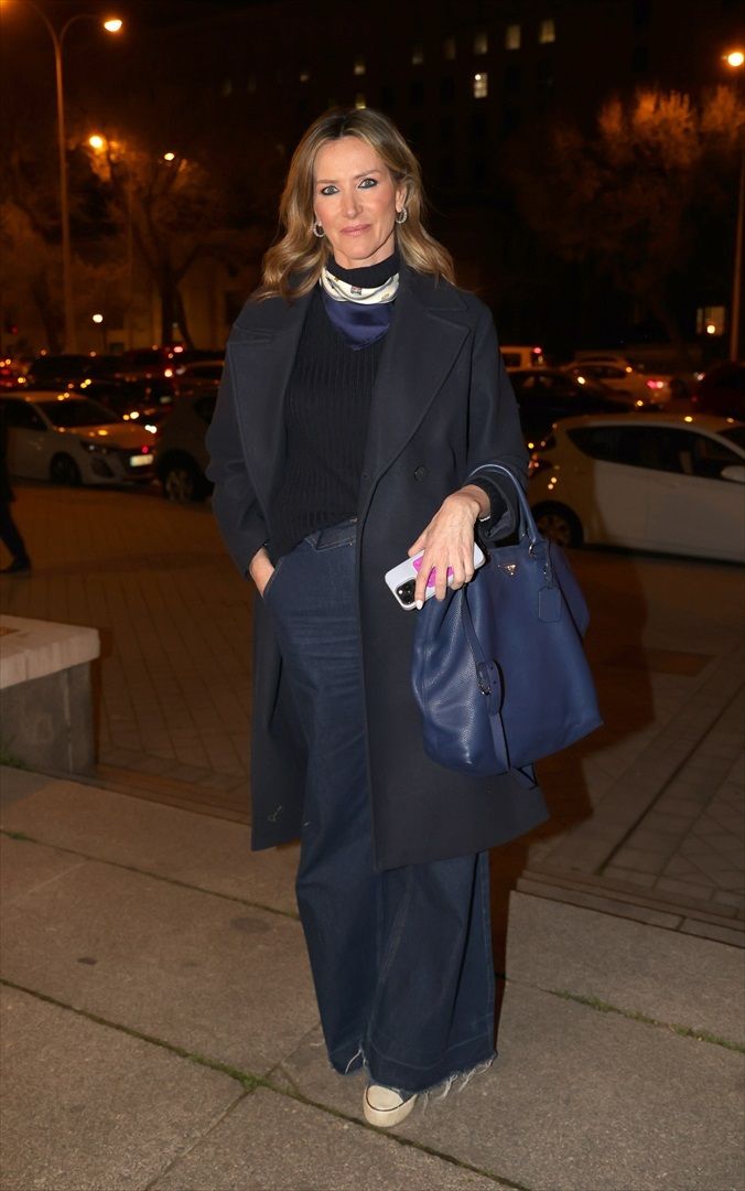 Alejandra Prat, en el funeral de Fernando Ónega