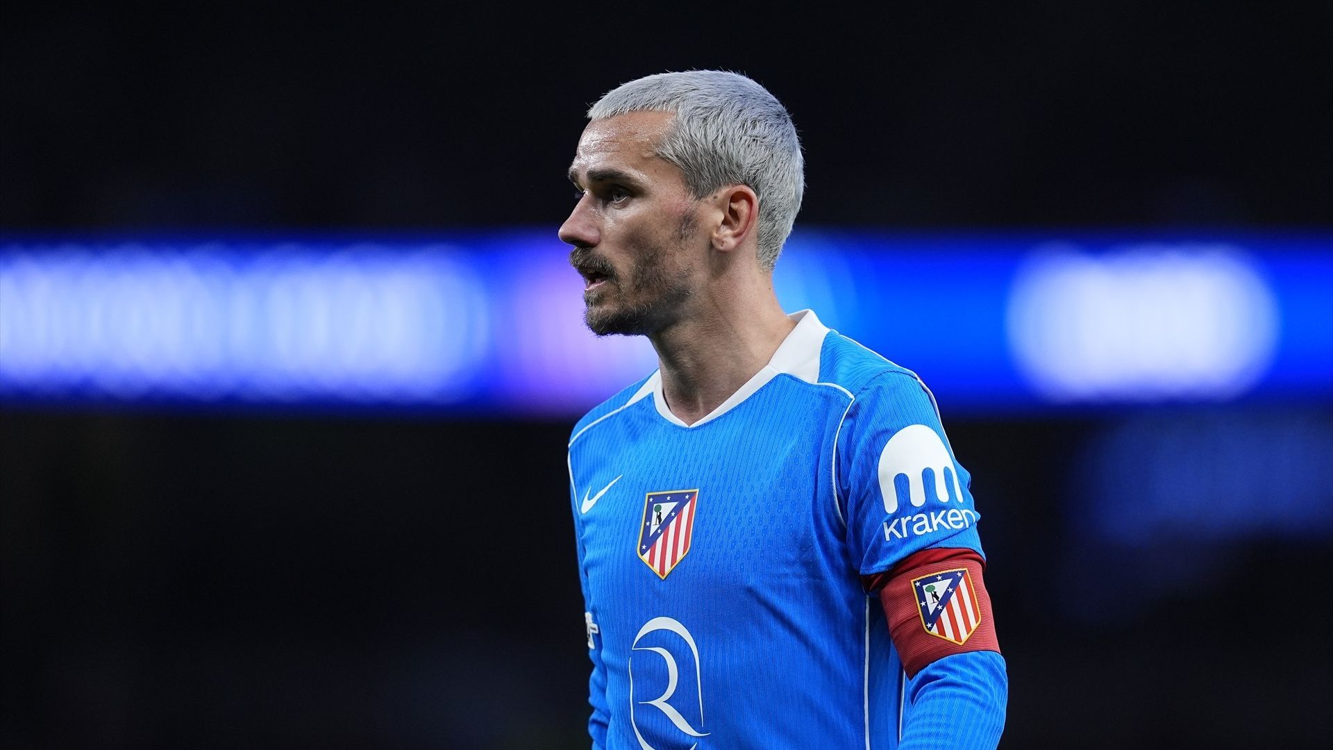 Antoine Griezmann durante un partido del Atlético de Madrid esta temporada