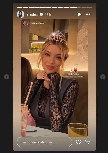 Cumpleaños de Alejandra Rubio