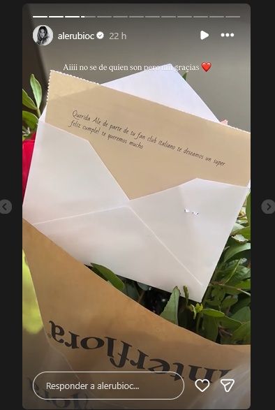 Cumpleaños de Alejandra Rubio