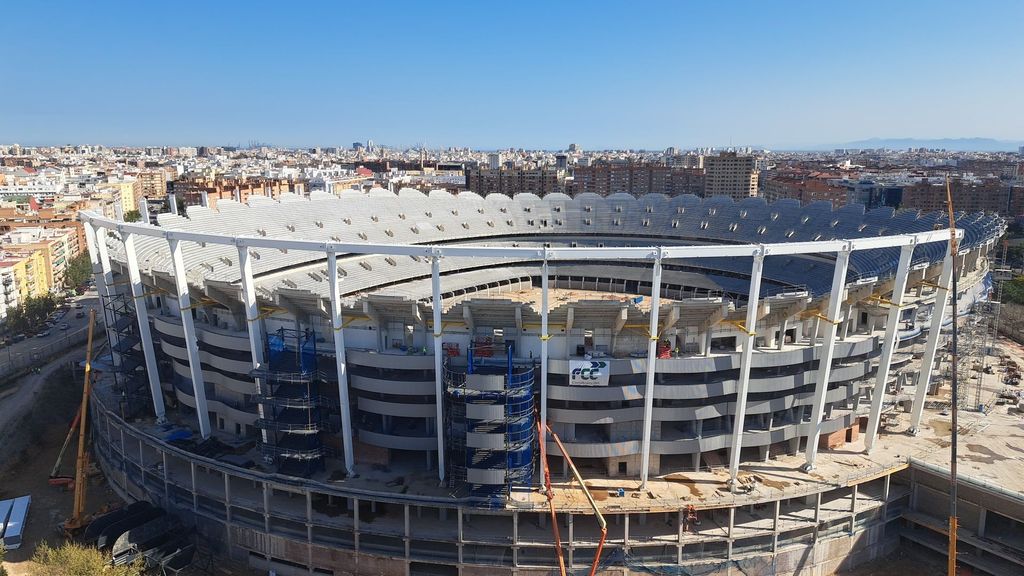 Así está el Nou Mestalla en abril de 2026