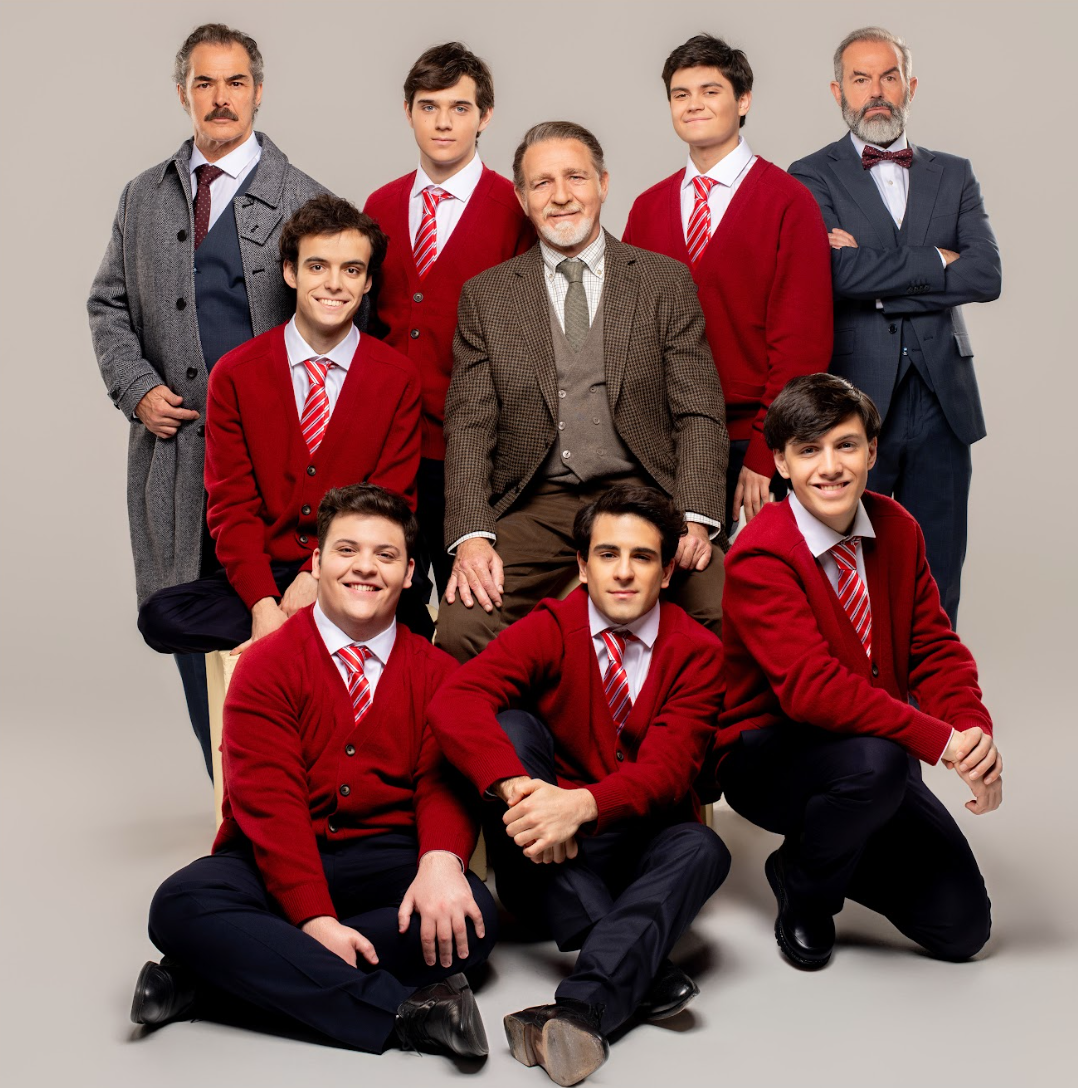 El reparto de 'El club de los poetas muertos', al completo.