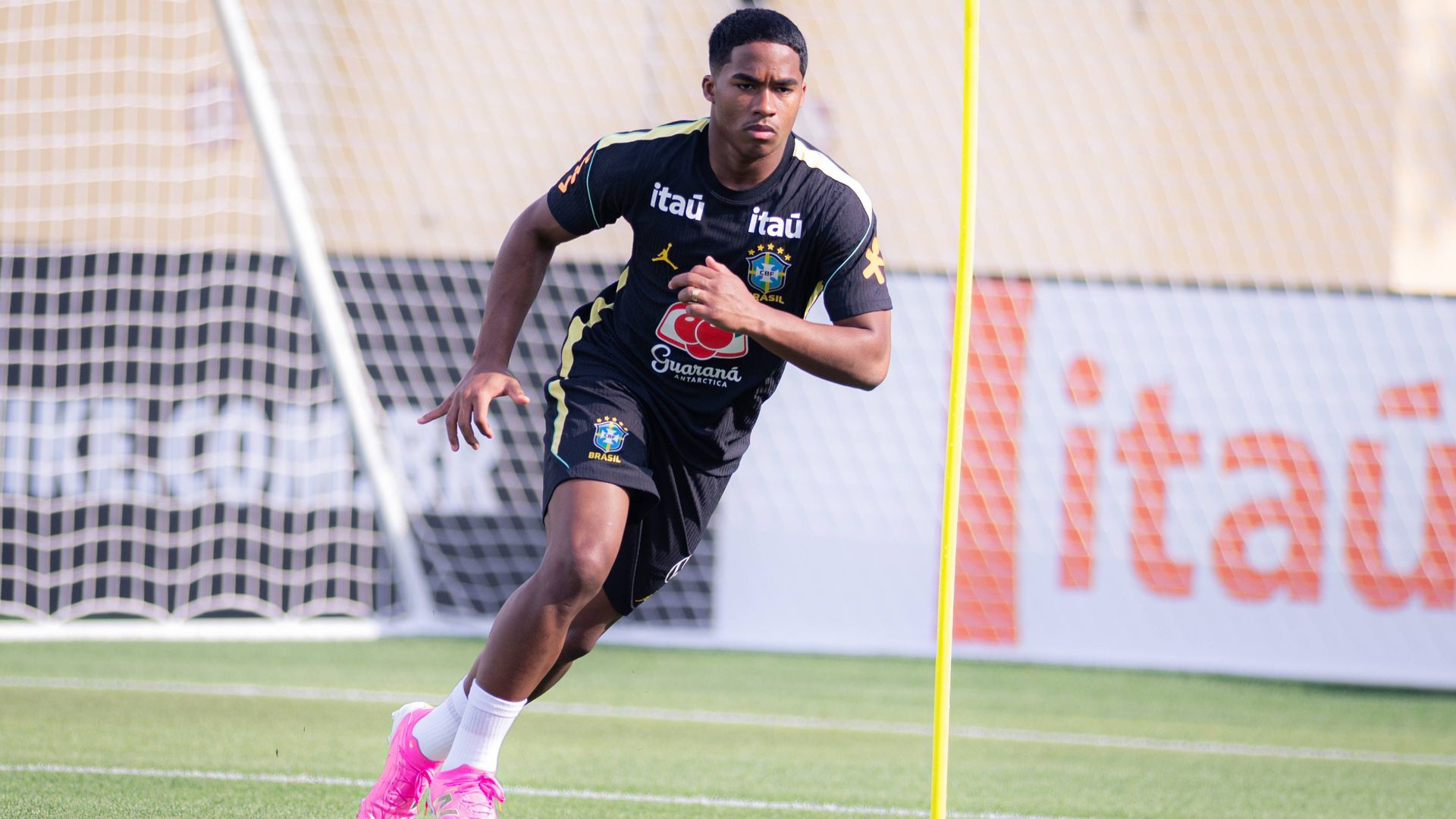 Endrick, en la concentración de Brasil