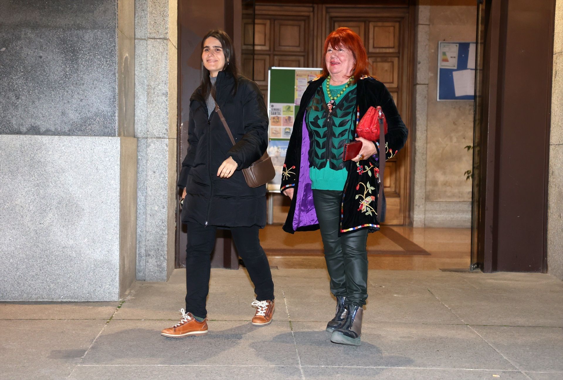 Familiares y amigos, en el funeral de Fernando Ónega