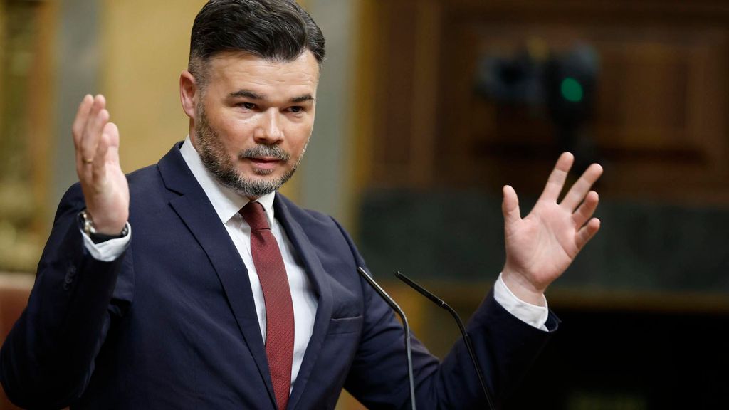 Rufián anima una bronca sesión en el Congreso: "¿qué pasa, que es George Clooney?”