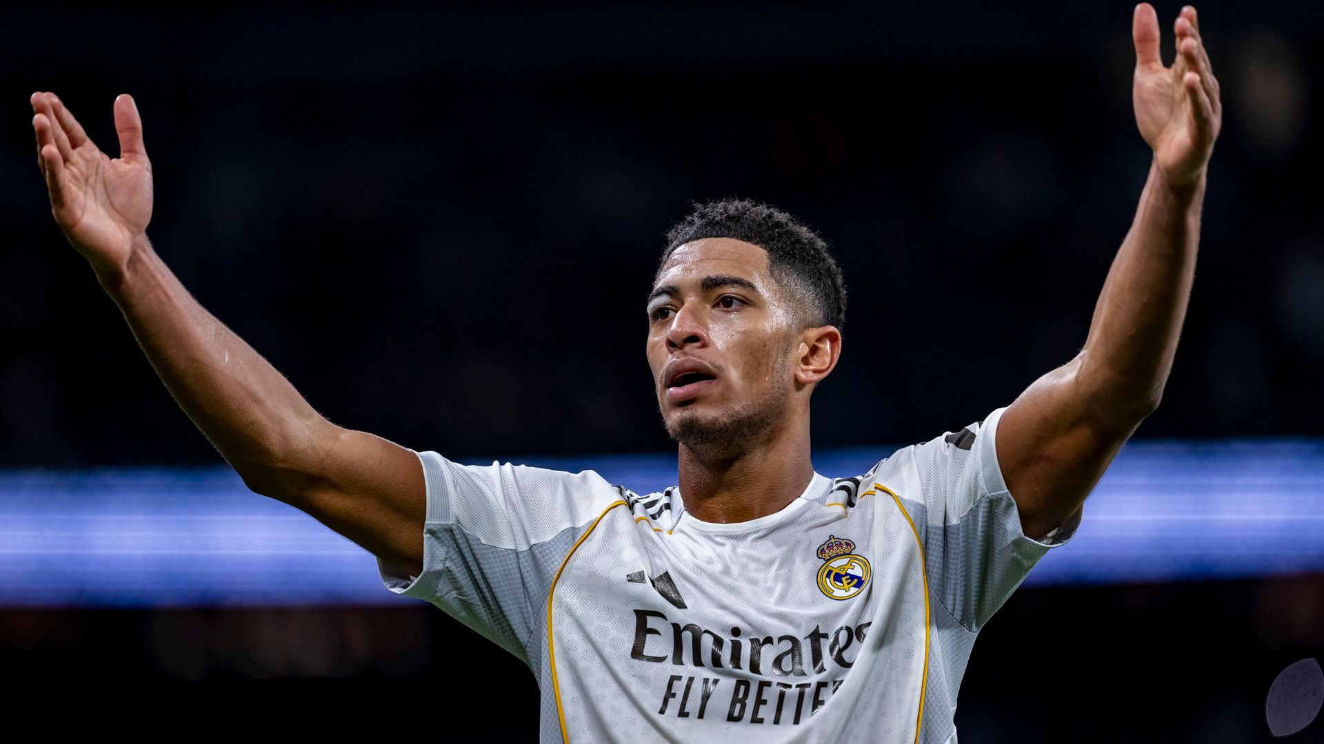 Jude Bellingham, en un partido con el Madrid