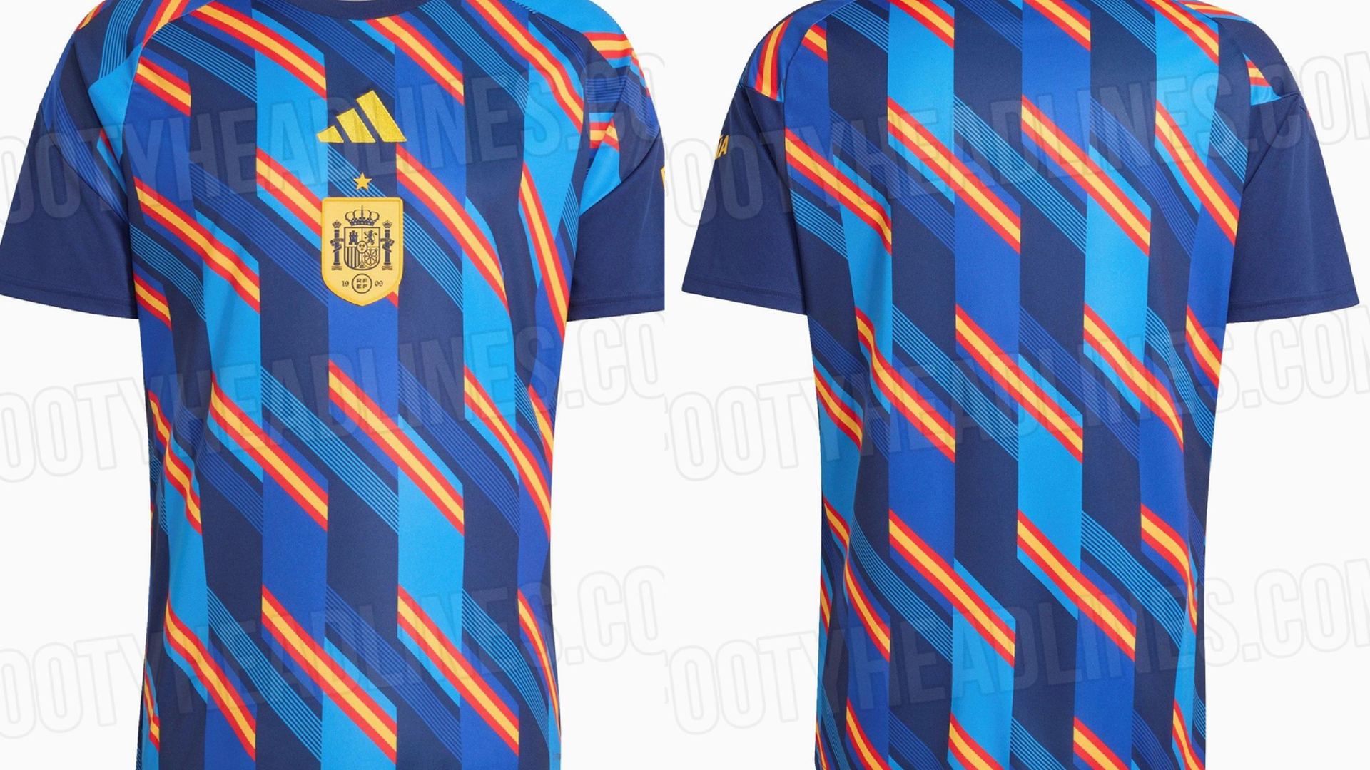 La camiseta prematch de España para el Mundial 2026