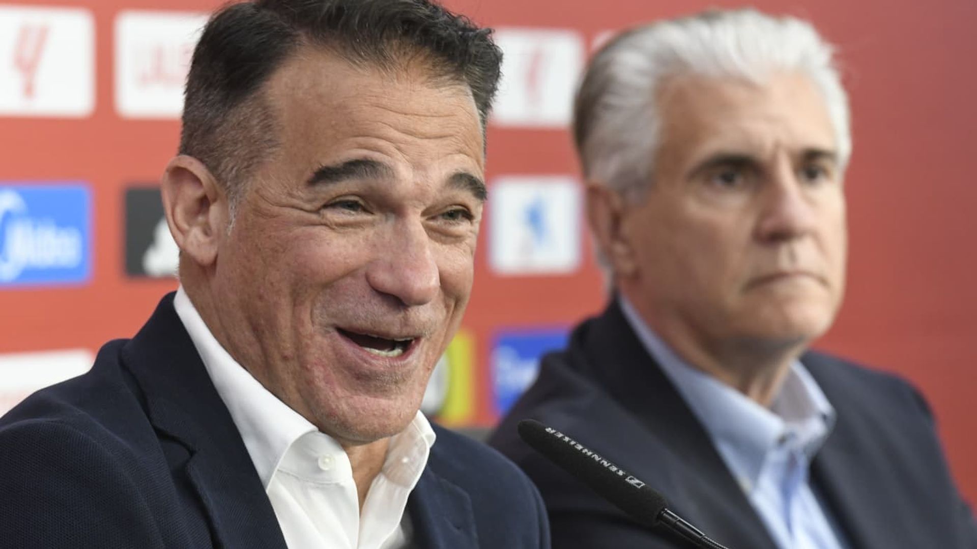 Luis García Plaza, en su presentación