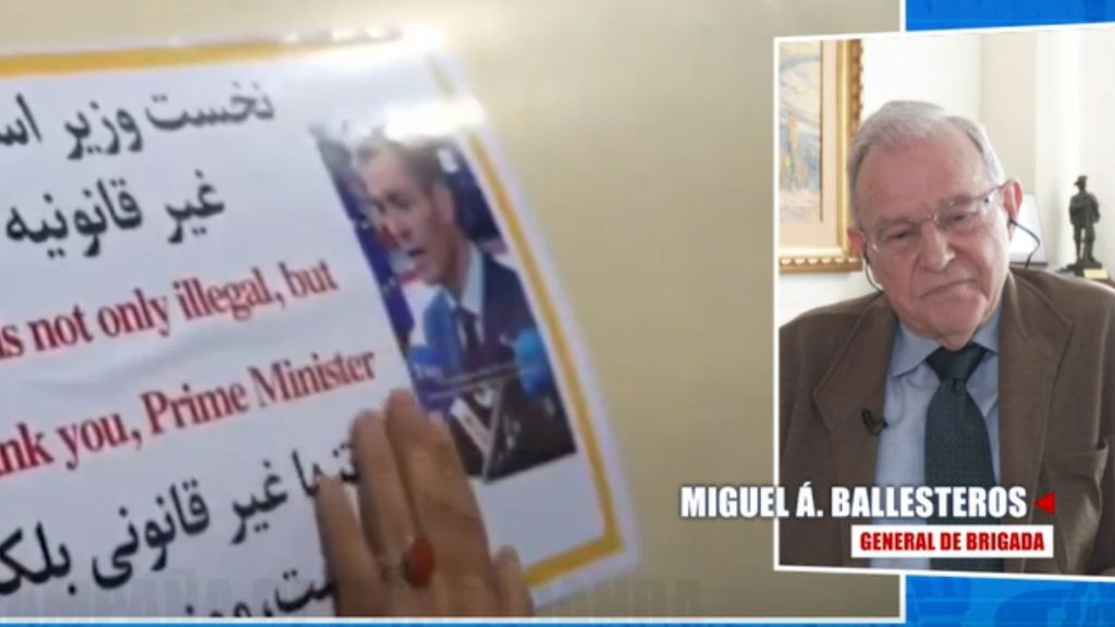 Miguel Ángel Ballesteros, general de brigada, revela el verdadero objetivo de la colocación de las imágenes de Pedro Sánchez en los misiles de Irán