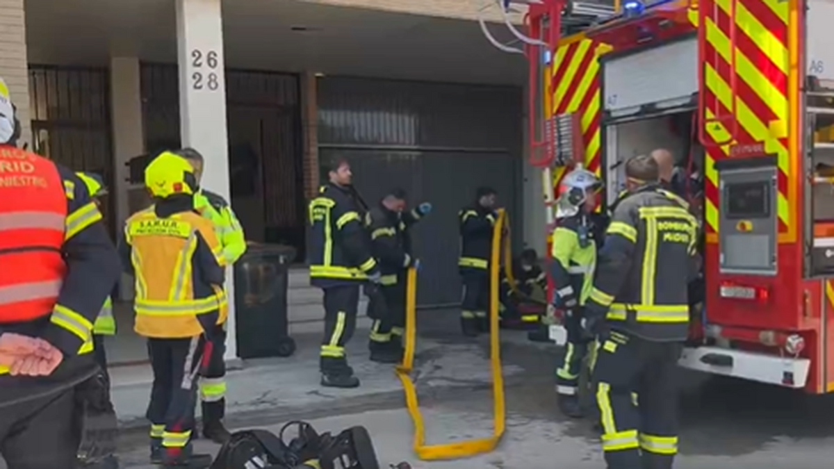 Muere un hombre de 70 años por un incendio en su vivienda en Usera