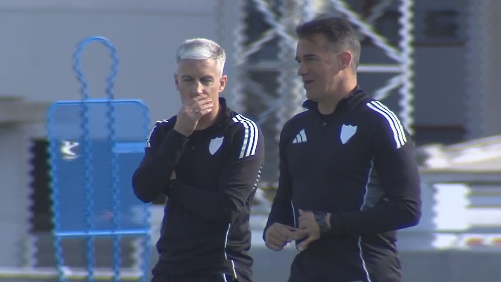El primer entrenamiento de Luis García Plaza con el Sevilla FC