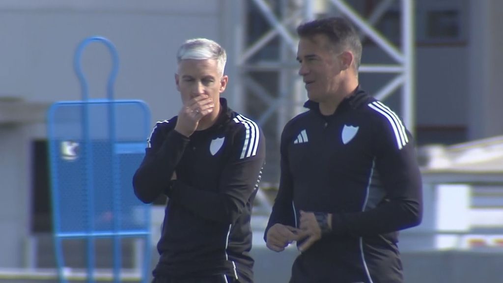 El primer entrenamiento de Luis García Plaza con el Sevilla FC