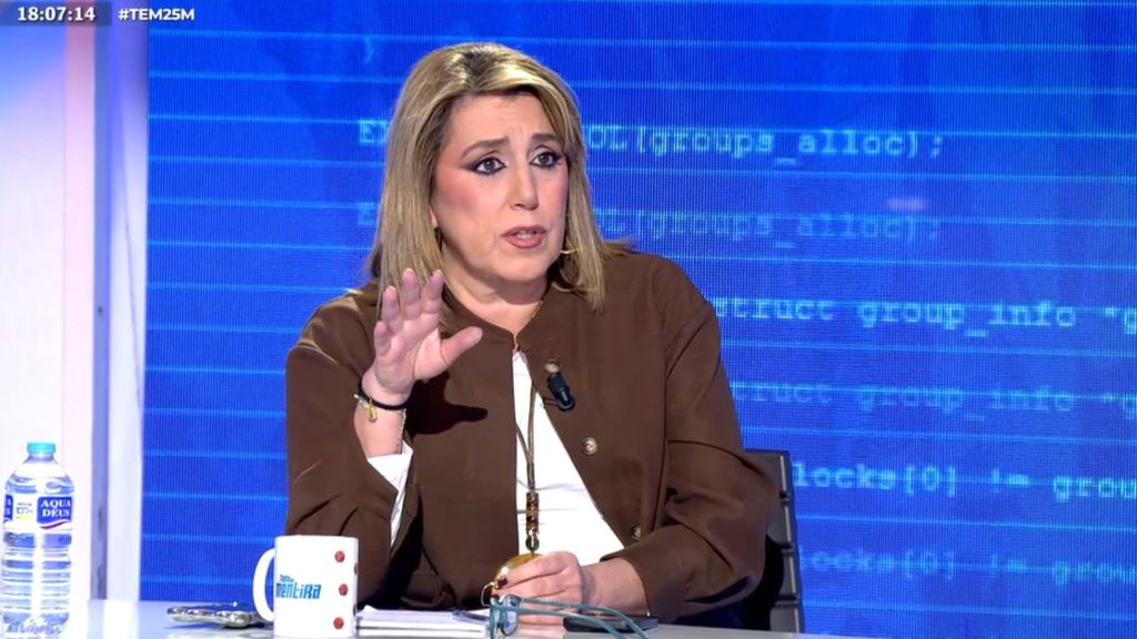 Susana Díaz, indignada ante las disculpas de Jorge Azcón sobre el comentario del físico de Alegría y Montero: "Estamos cansadas de los machirulos"