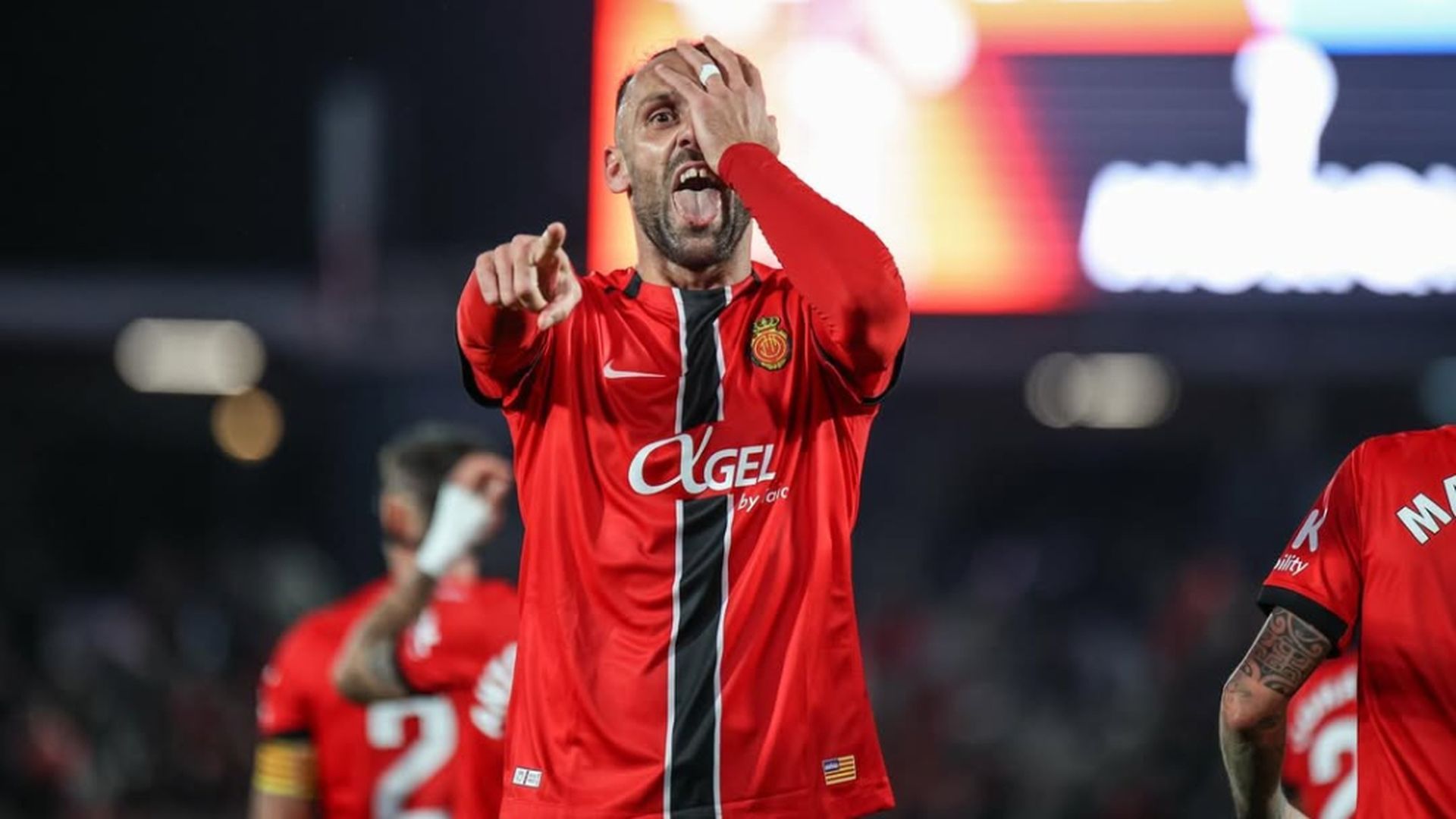 Vedat Muriqi, con el RCD Mallorca