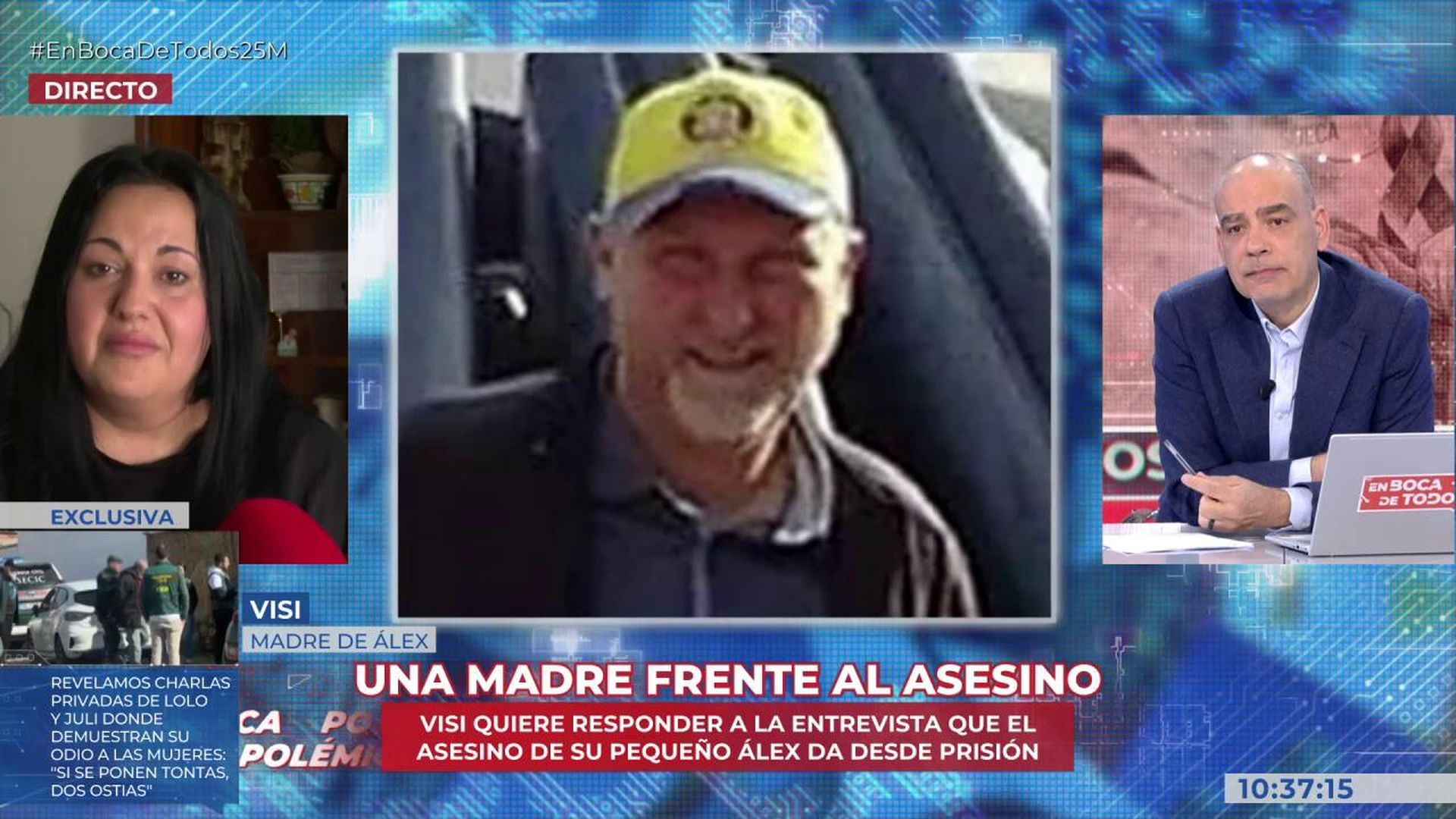Visi, madre de Álex, el niño de 13 años asesinado en Sueca (Valencia), sobre la entrevista del asesino: “Me produce asco”