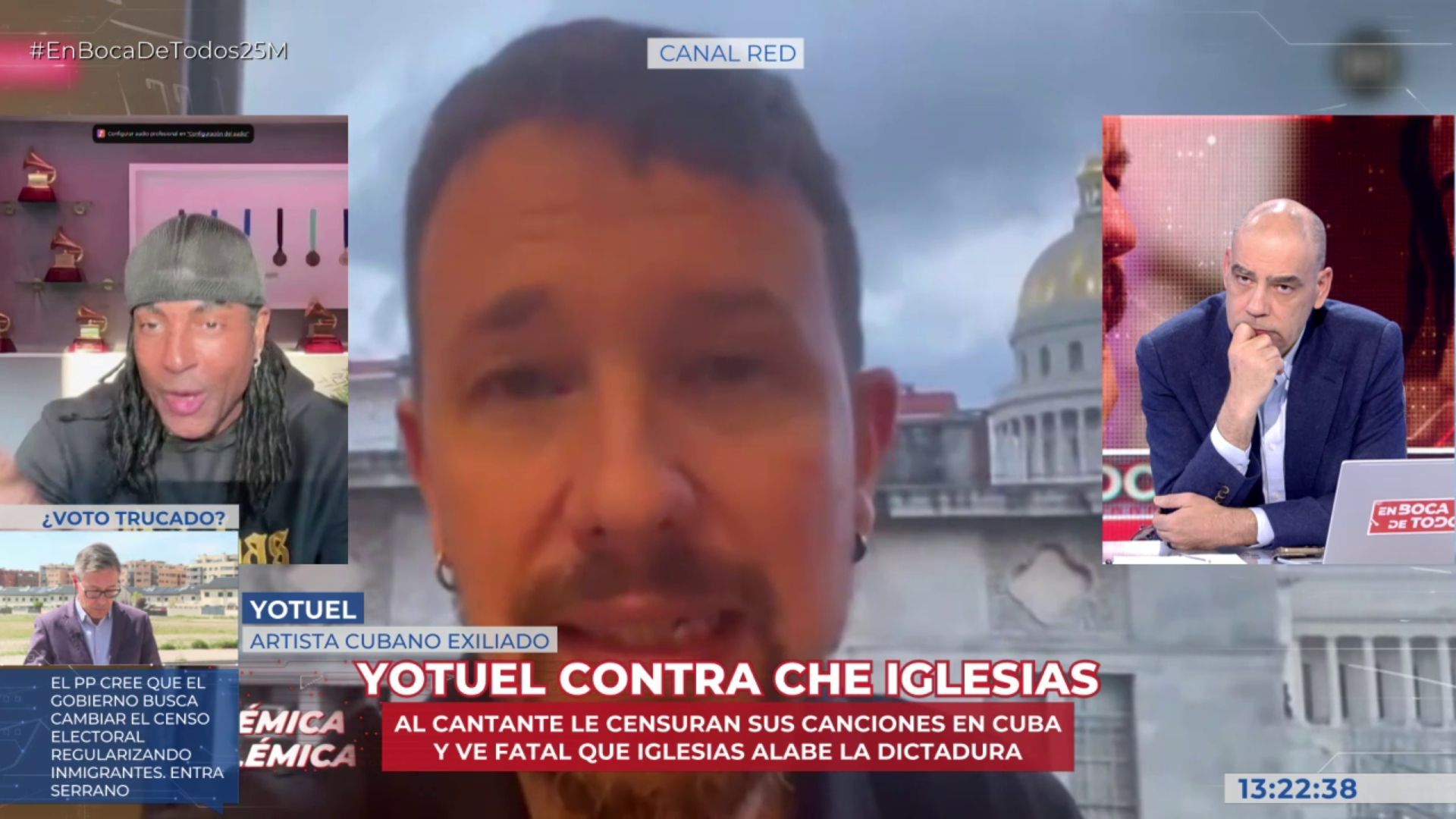 Yotuel, cantante cubano exiliado, contra Pablo Iglesias_ “No frivolicemos con la realidad del pueblo cubano”