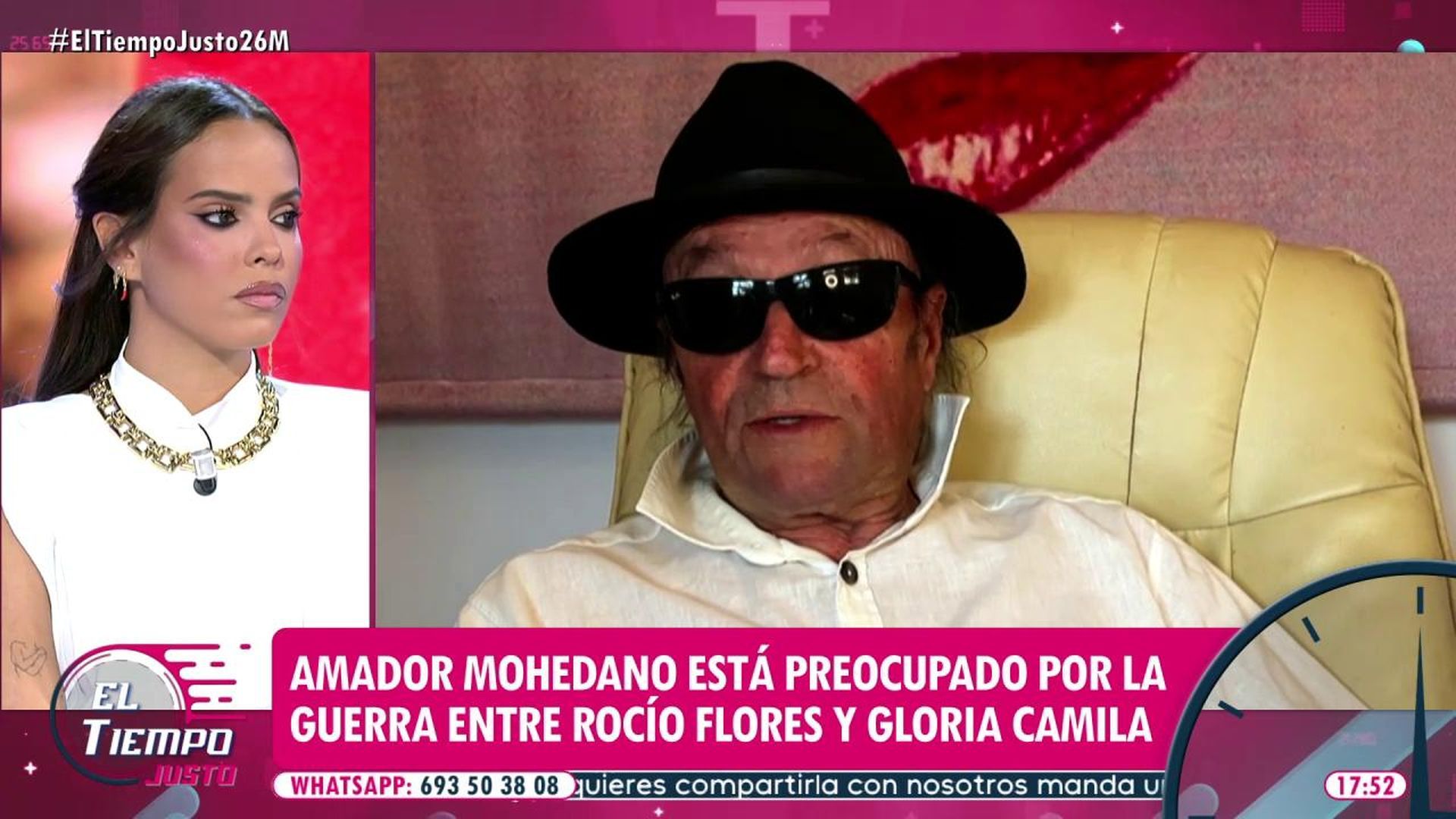 Exclusiva | Amador Mohedano se pronuncia sobre el conflicto entre Gloria Camila y Rocío Flores
