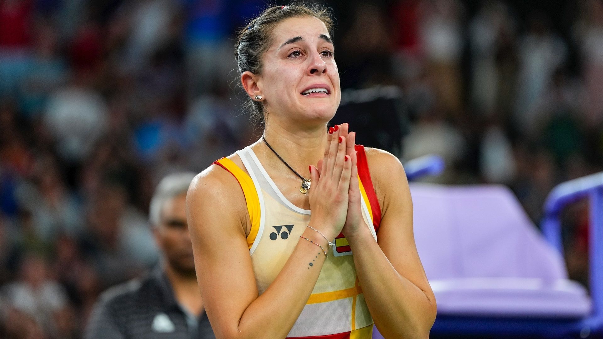 Carolina Marín tras su lesión en los JJOO de París 2024