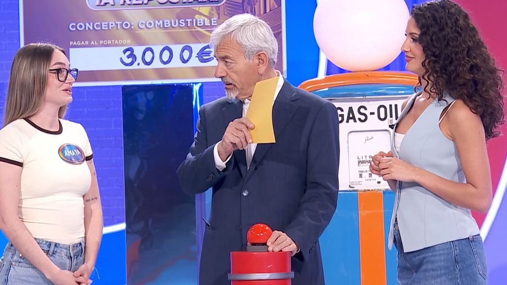 Amaya se fía de sus cálculos en 'El escaparate final' y Carlos Sobera reacciona: ''Que no se pase, por Dios''