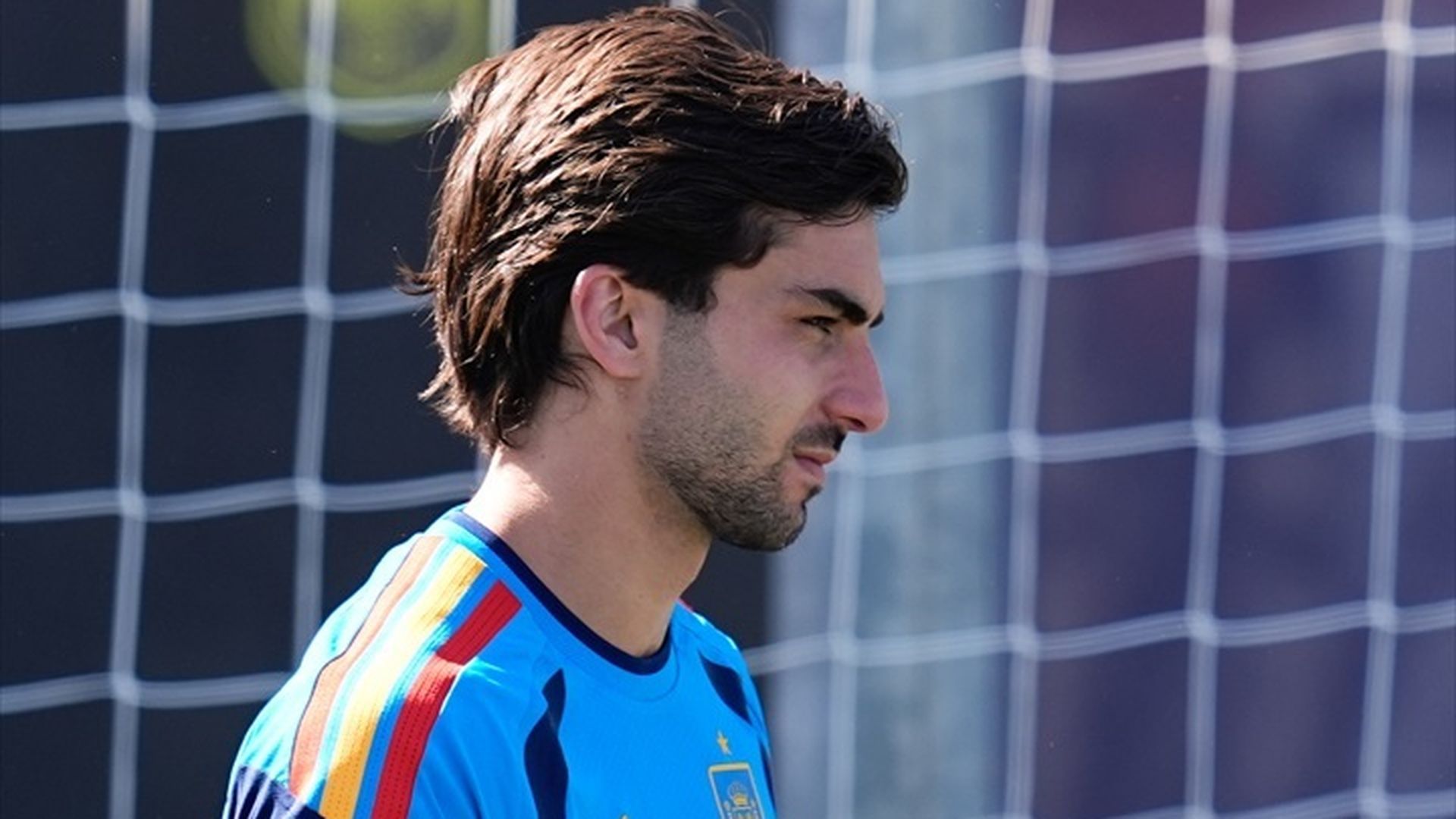 Ferran Torres en el entrenamiento de la Selección Española Ferran Torres en el entrenamiento de la Selección Española