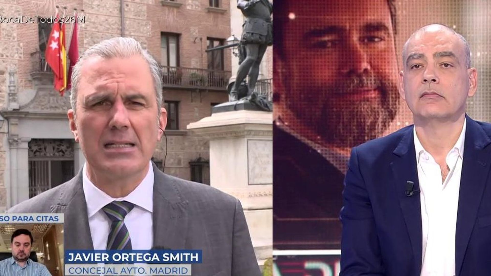 Javier Ortega Smith, concejal ayuntamiento de Madrid, sobre la cúpula de VOX: “Se ponen nerviosos cuando se pide transparencia”