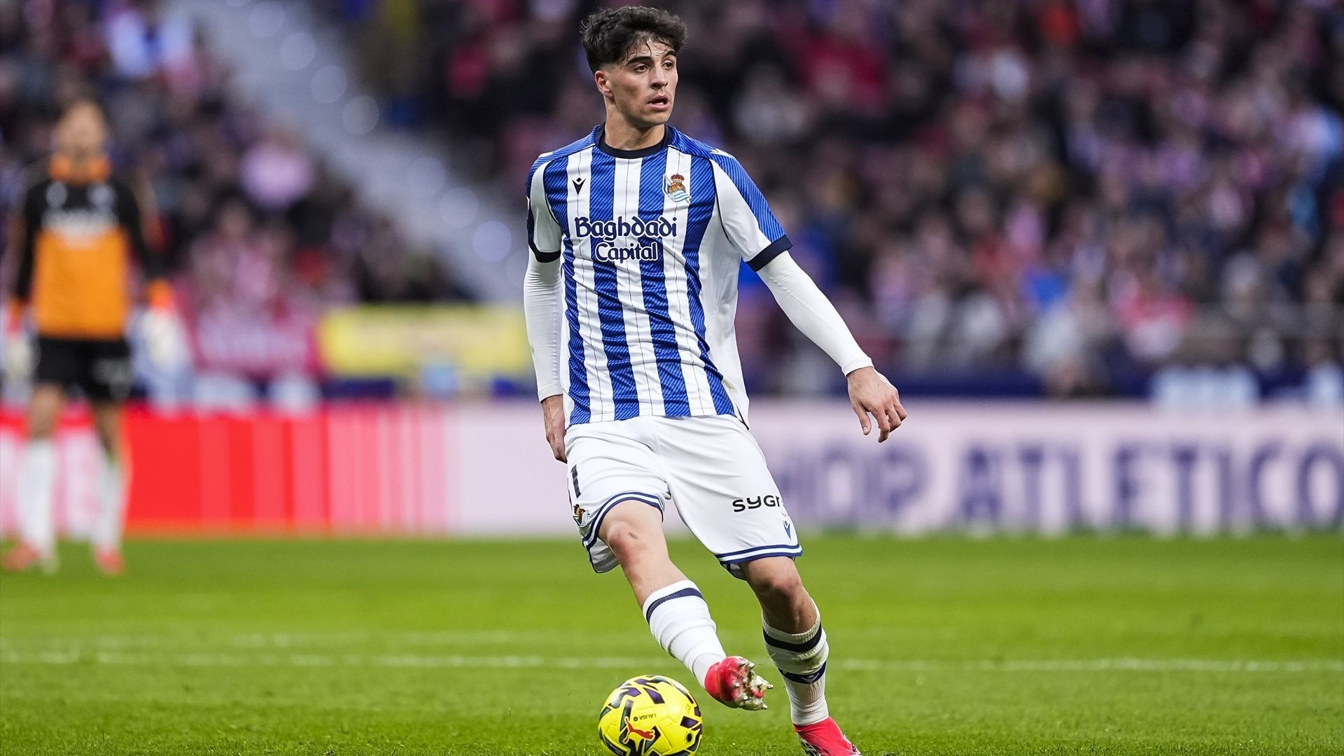 Jon Martín, en un partido de la Real Sociedad Jon Martín, en un partido de la Real Sociedad