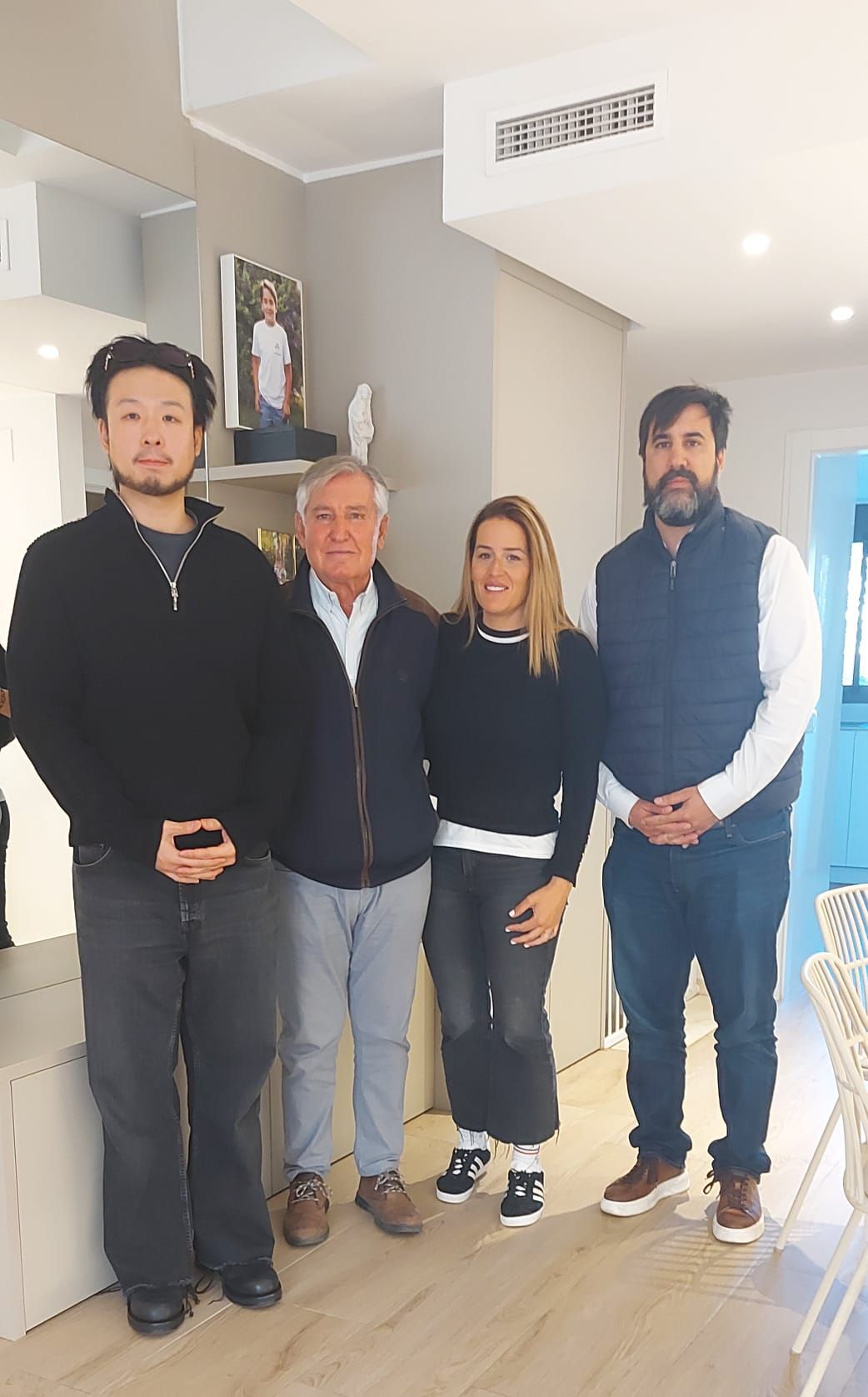 Kiat Lim visita a la familia de Fernando Martín