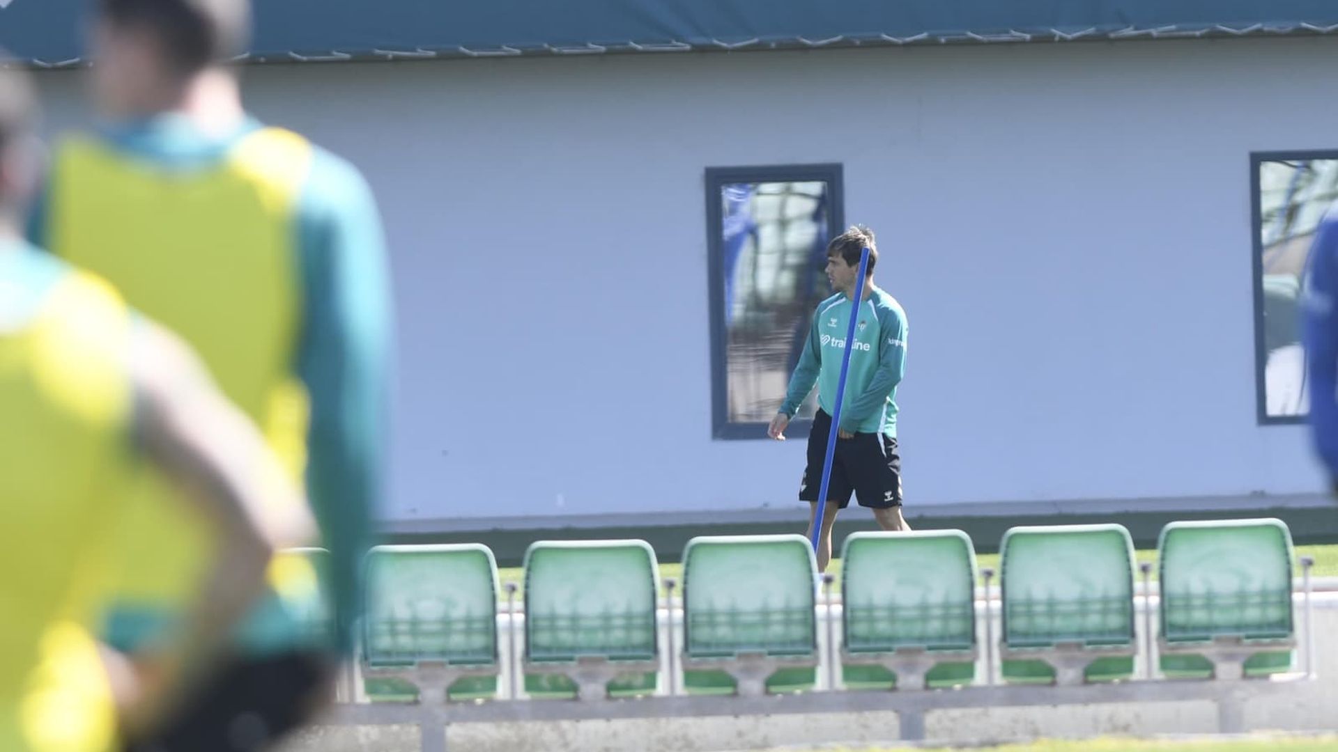 Lo Celso, ejercitándose en solitario