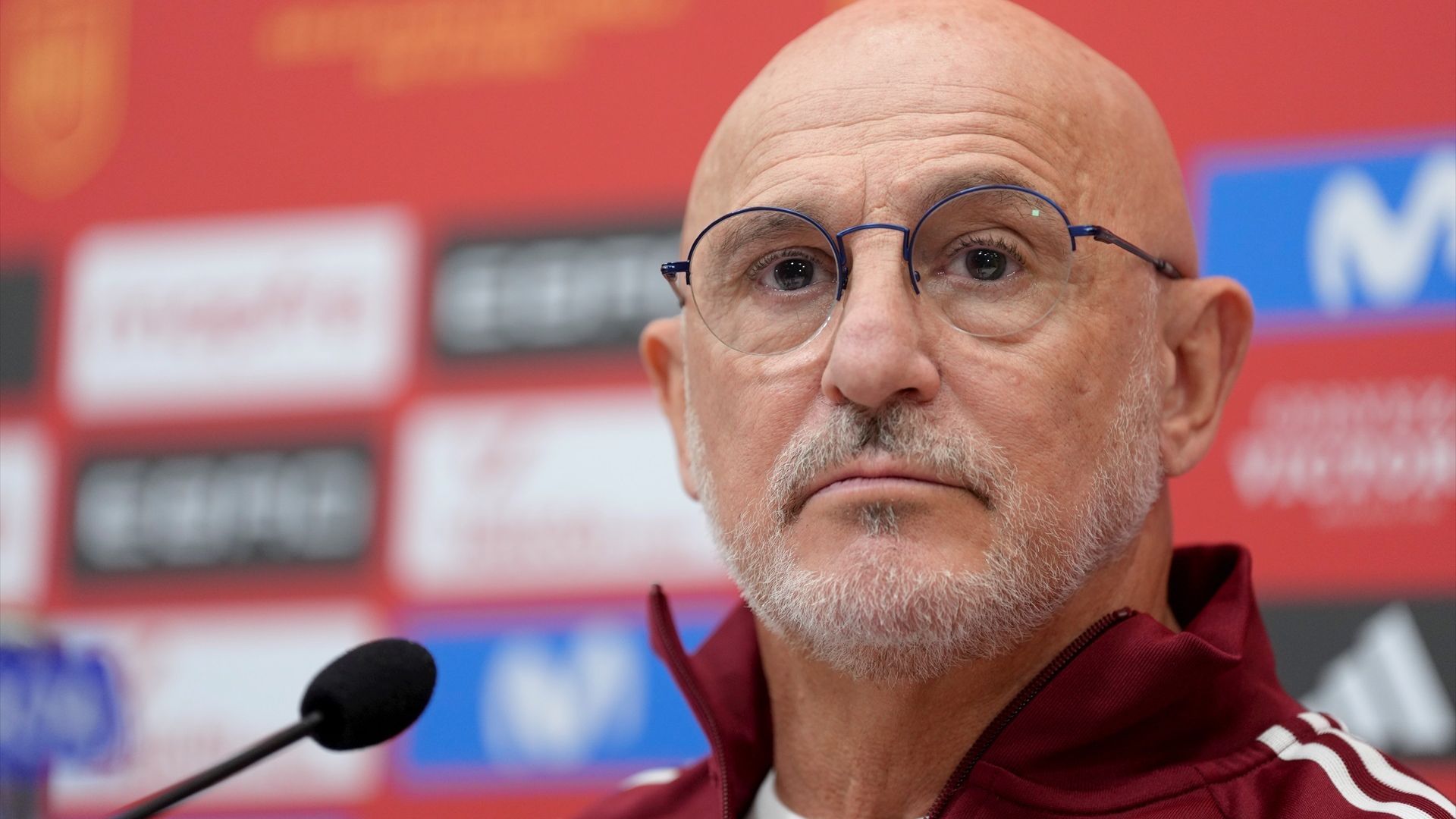 Luis De la Fuente, en sala de prensa Luis De la Fuente, en sala de prensa