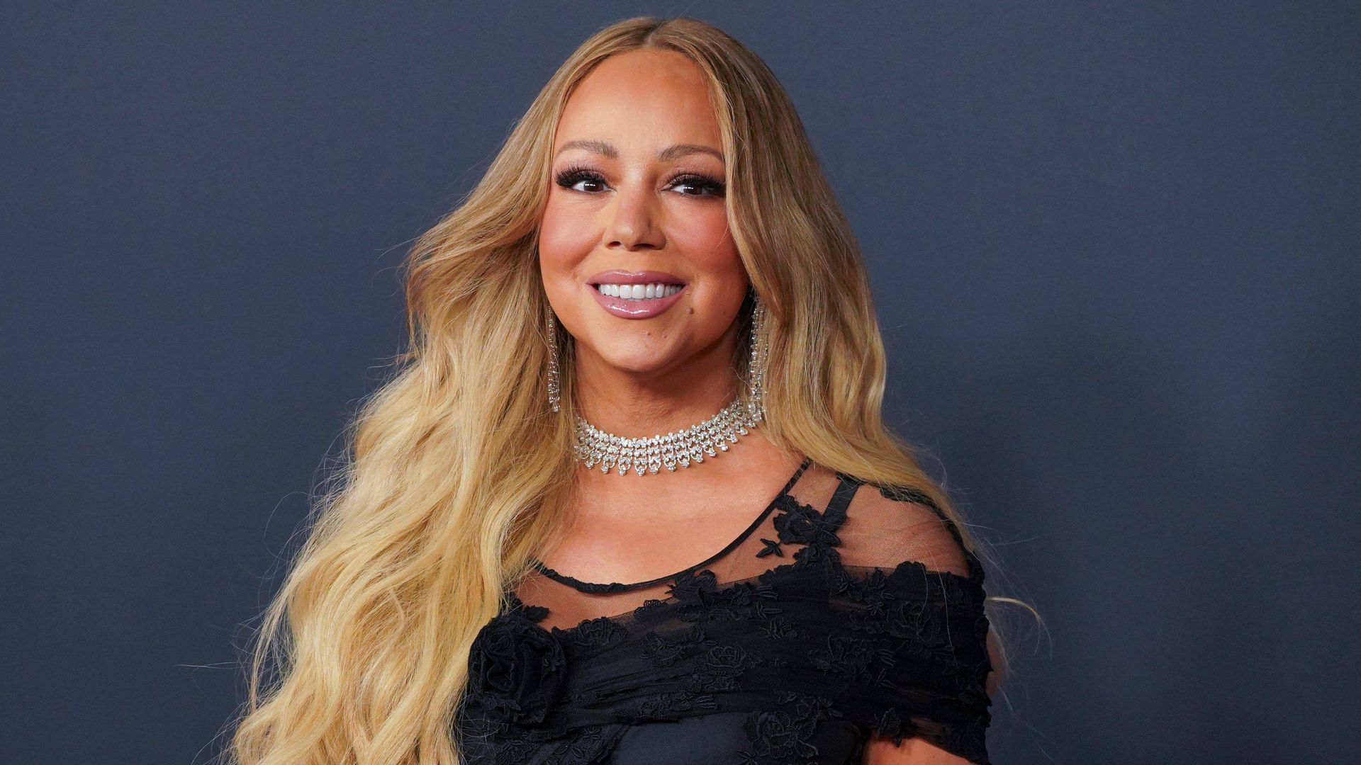 Mariah Carey cuando fue premiada como Persona del Año en los Grammy