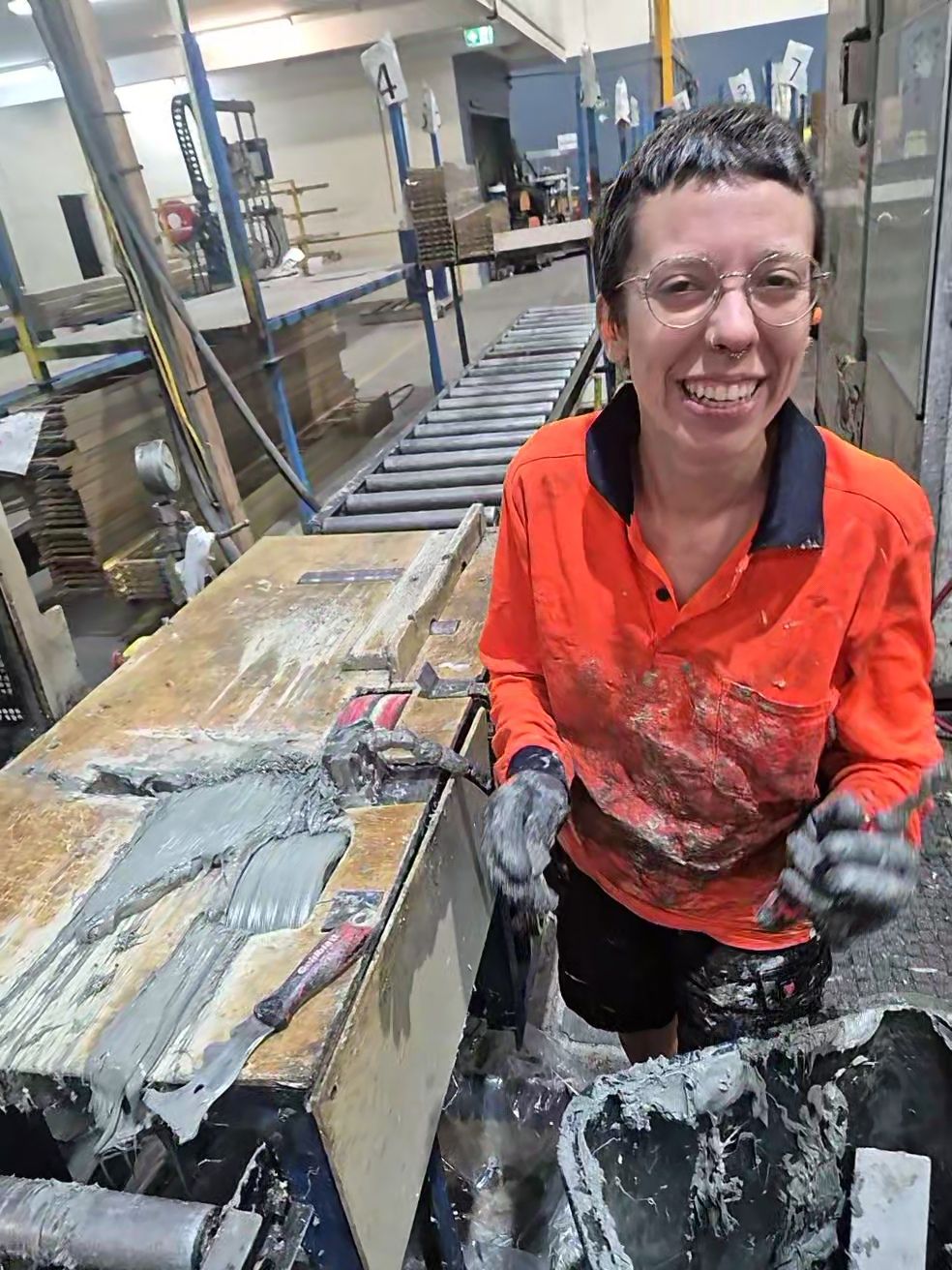 Otro de los muchos trabajos que ha desempeñado Nerea