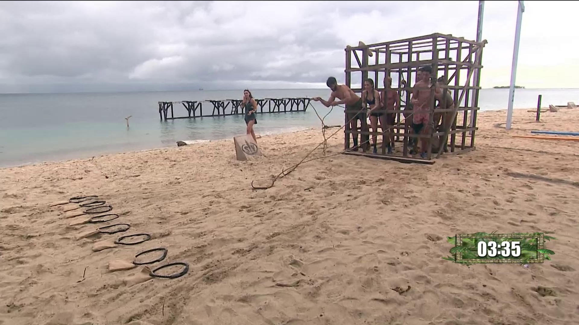 'Playa Victoria' lo da todo en el juego de localización en 'Supervivientes'