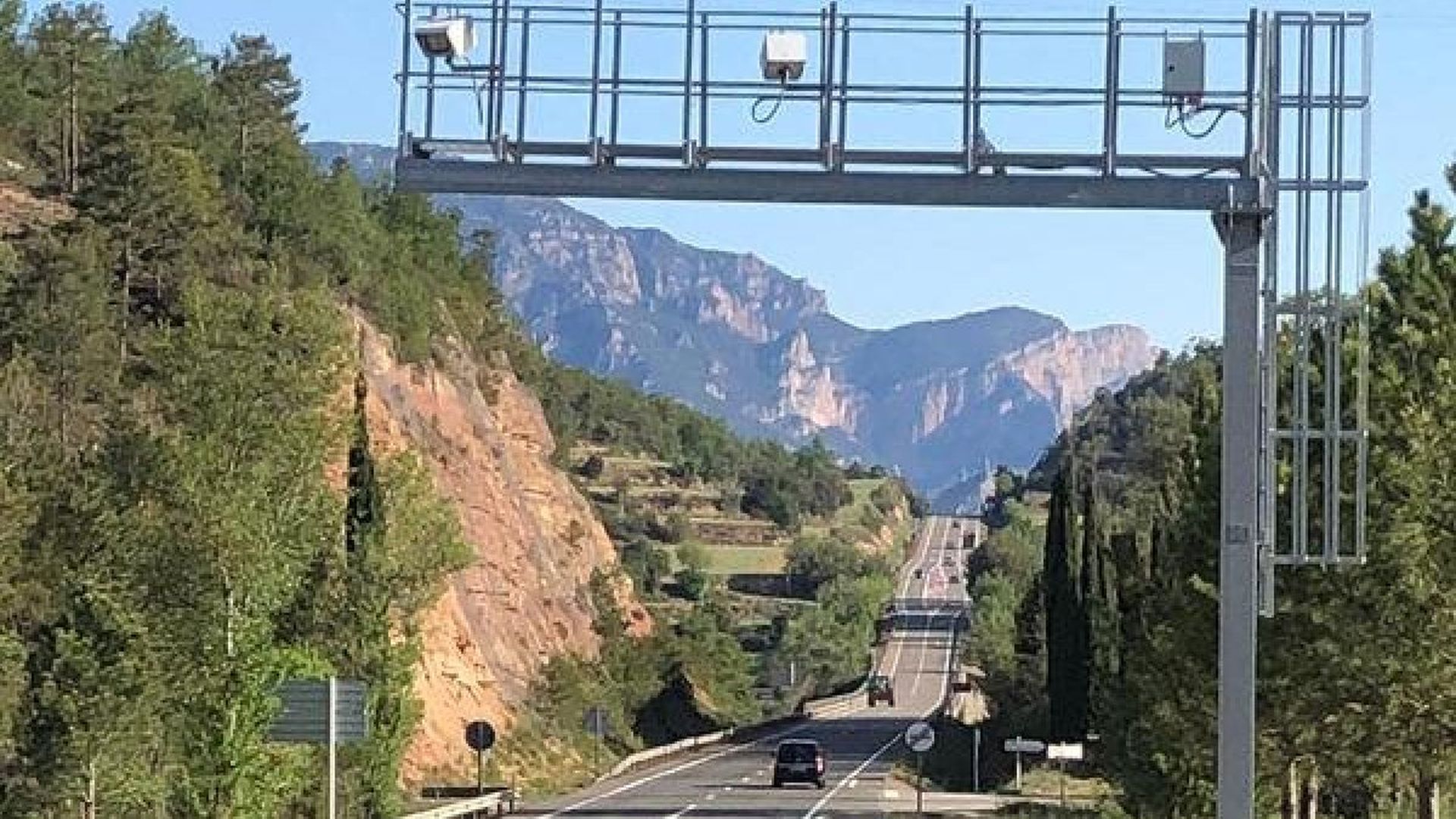 Radar de tramo en la A-2