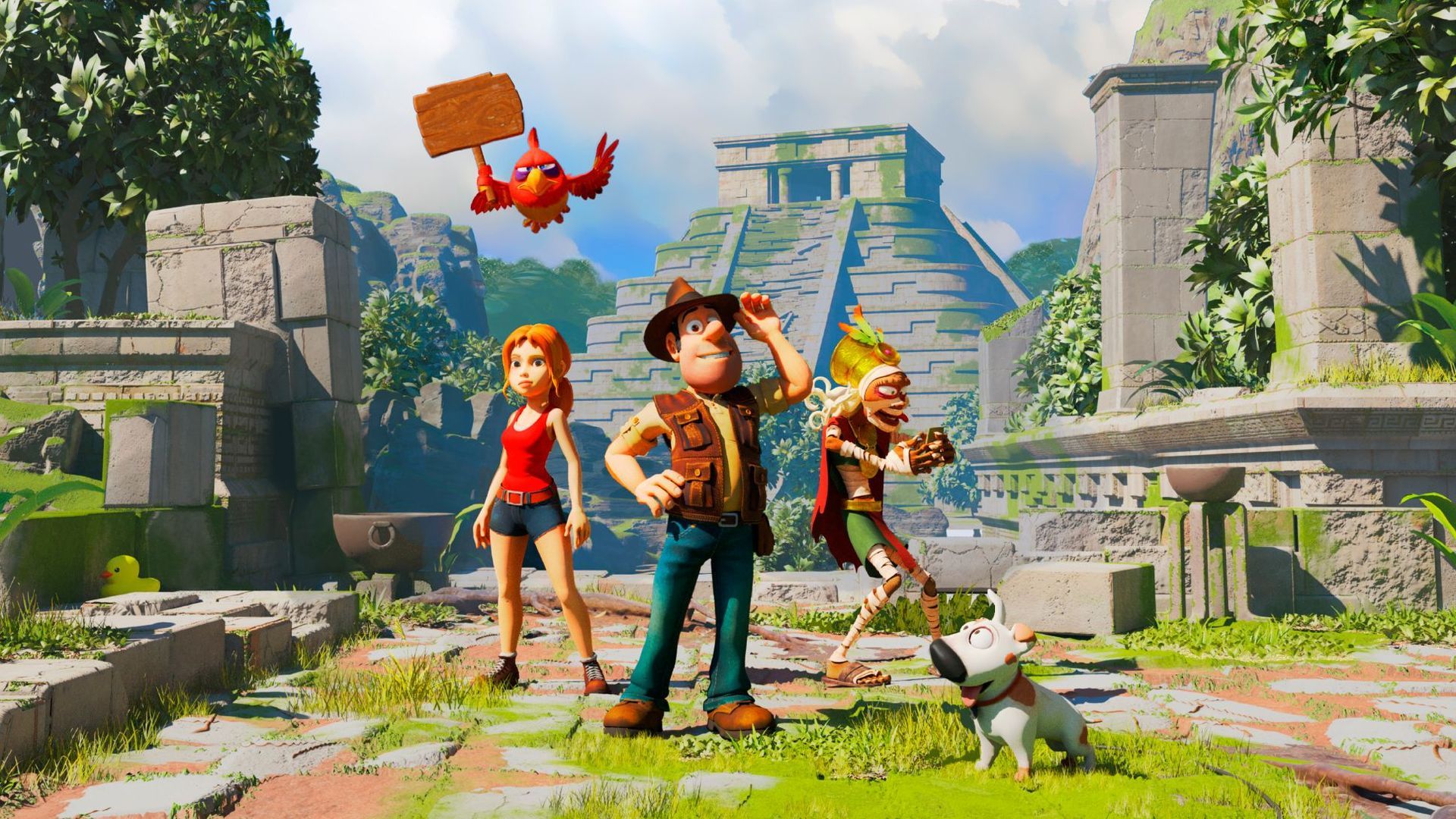 Tadeo Jones 3 y La tAbla Esmeralda panorámica