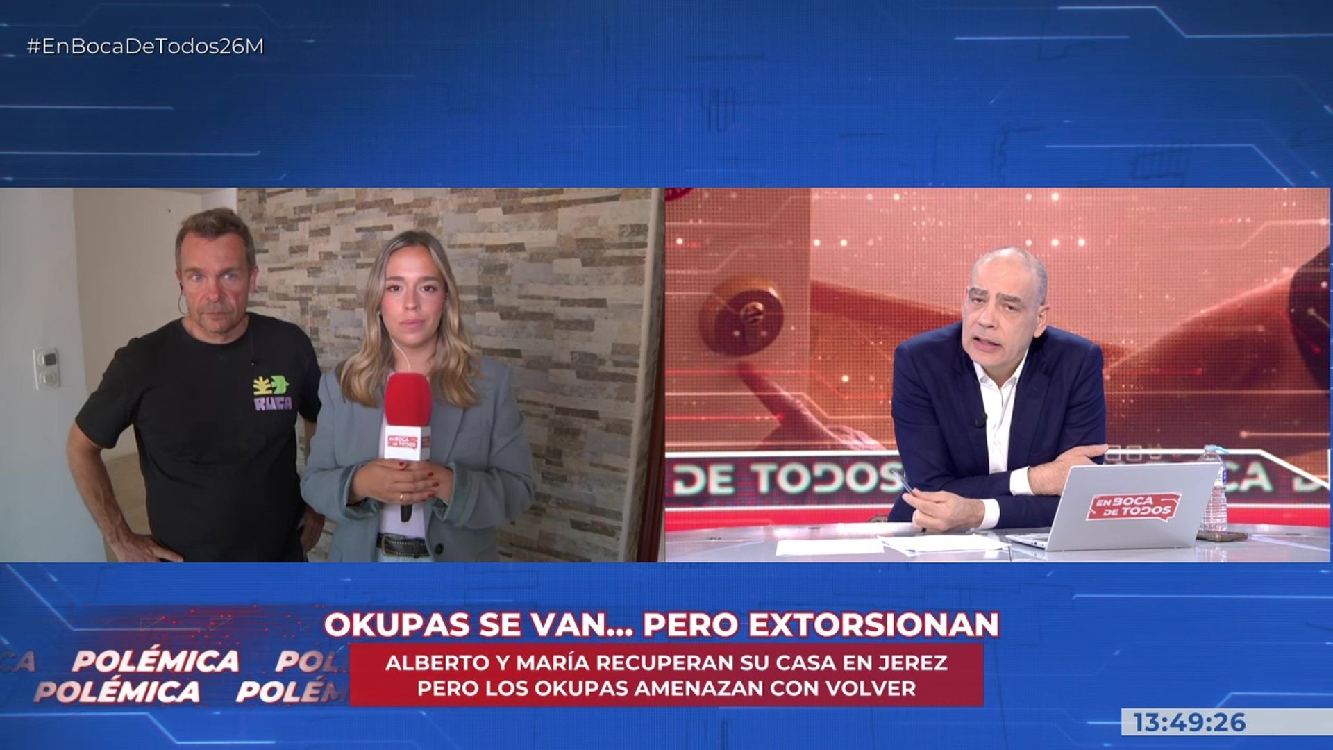 Un hombre se atrinchera en su propia casa para evitar que la vuelvan a okupar