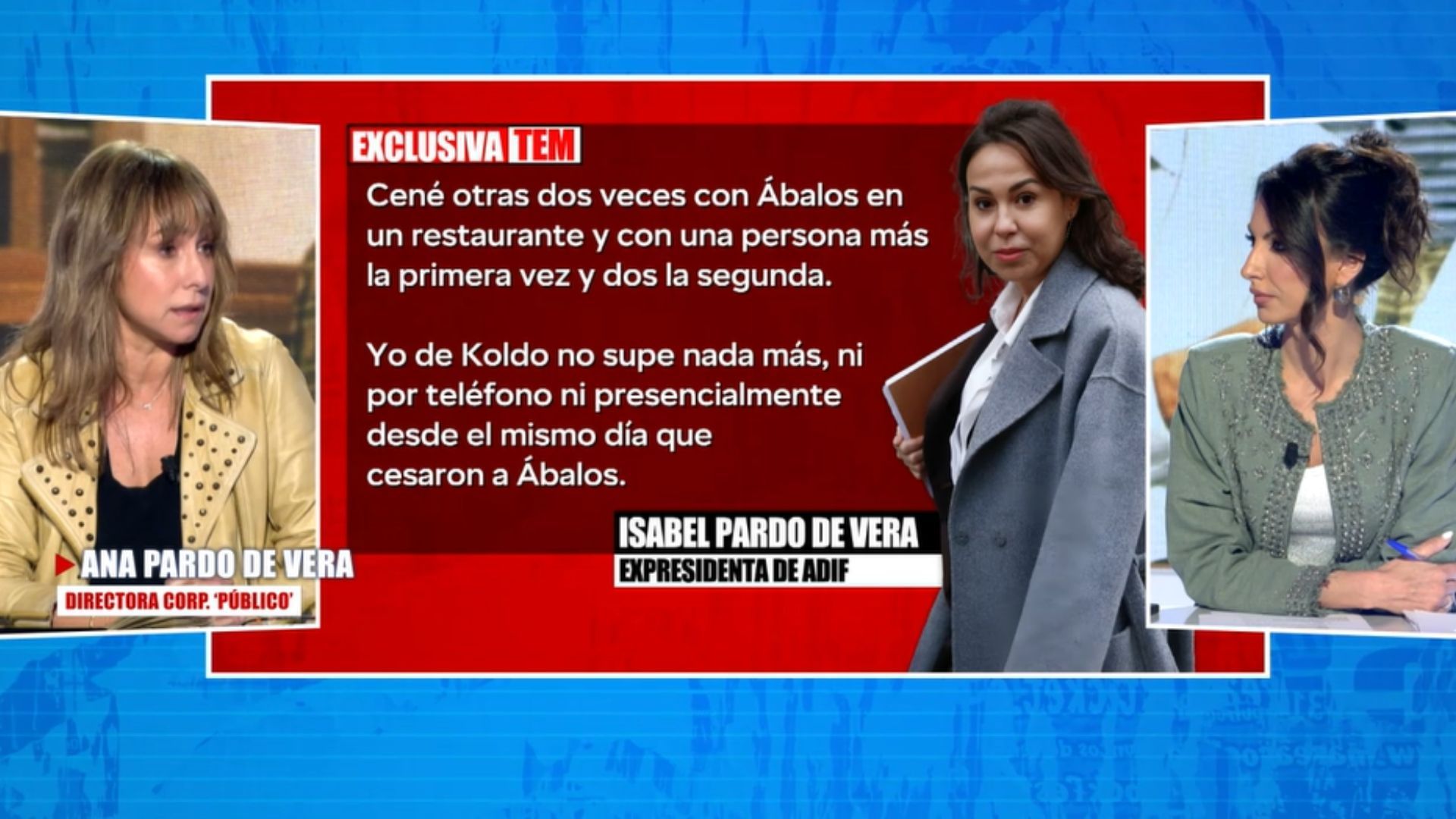 Ana Pardo de Vera confirma que la información publicada por 'El Español' no es correcta: "Es lamentable"