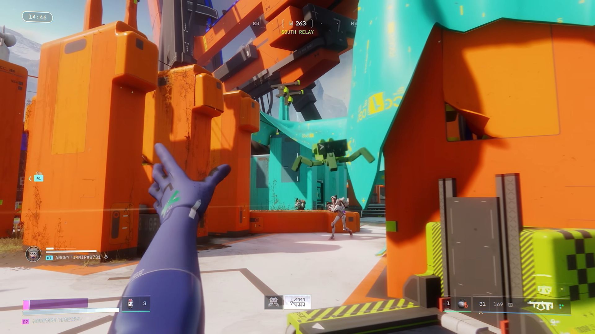 Captura in-game de Marathon