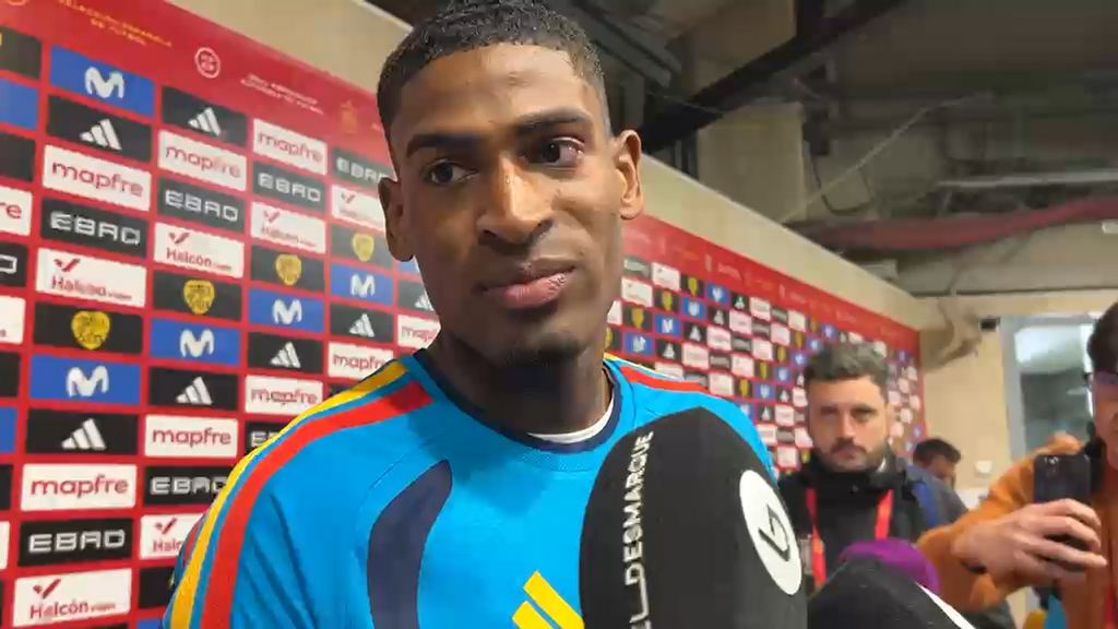 Cristhian Mosquera, tras el España-Serbia