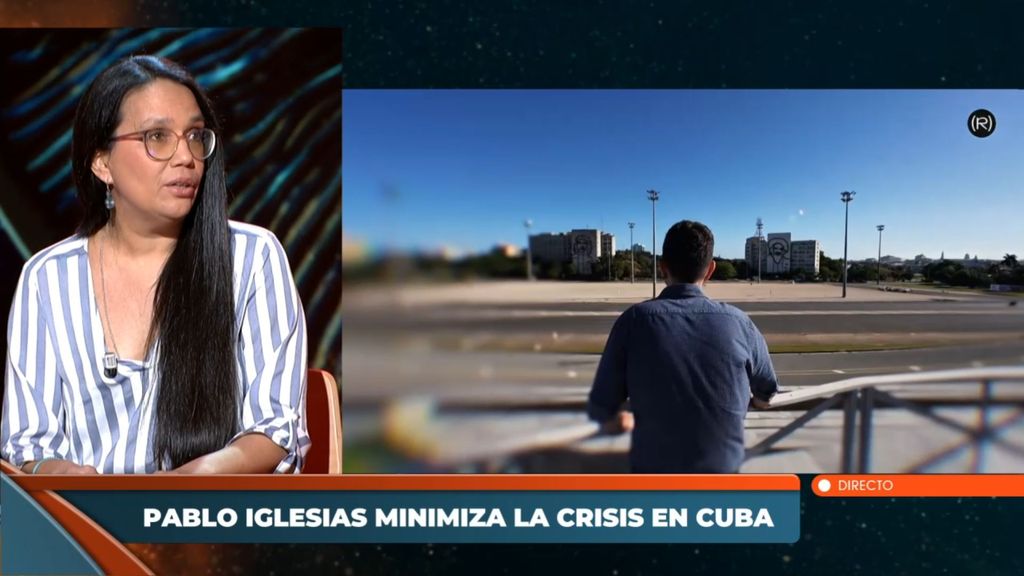 Luz Escobar, activista cubana, carga contra Pablo Iglesias por hacer propaganda del régimen castrista: "Me parece de una gran hipocresía"