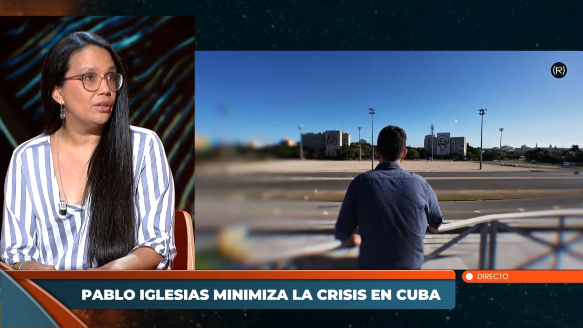 Luz Escobar, activista cubana, carga contra Pablo Iglesias por hacer propaganda del régimen: 