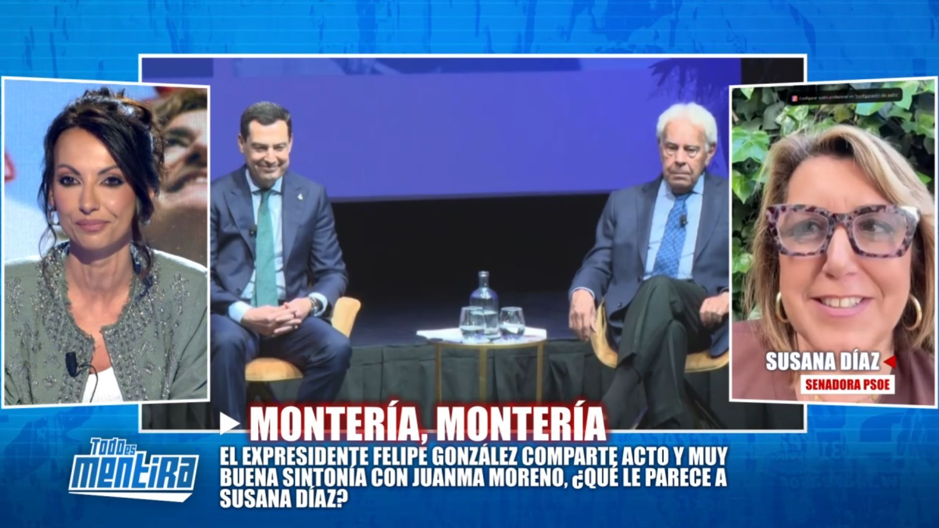 Susana Díaz se moja y confiesa si hubiese ido al acto de la duquesa de Alba invitada por Juanma Moreno: 