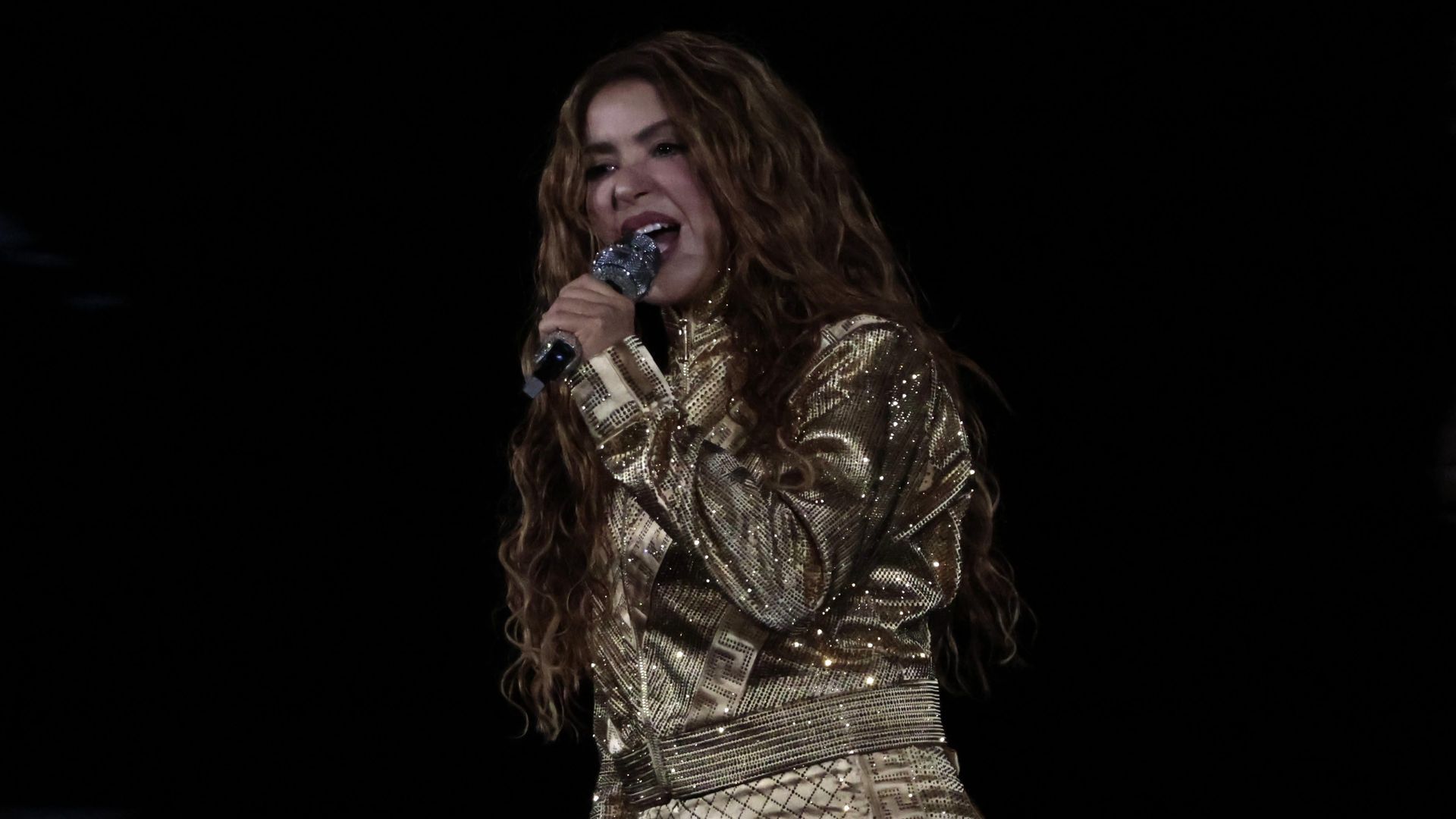 Shakira, en uno de sus conciertos de 'Las Mujeres Ya No Lloran Tour'