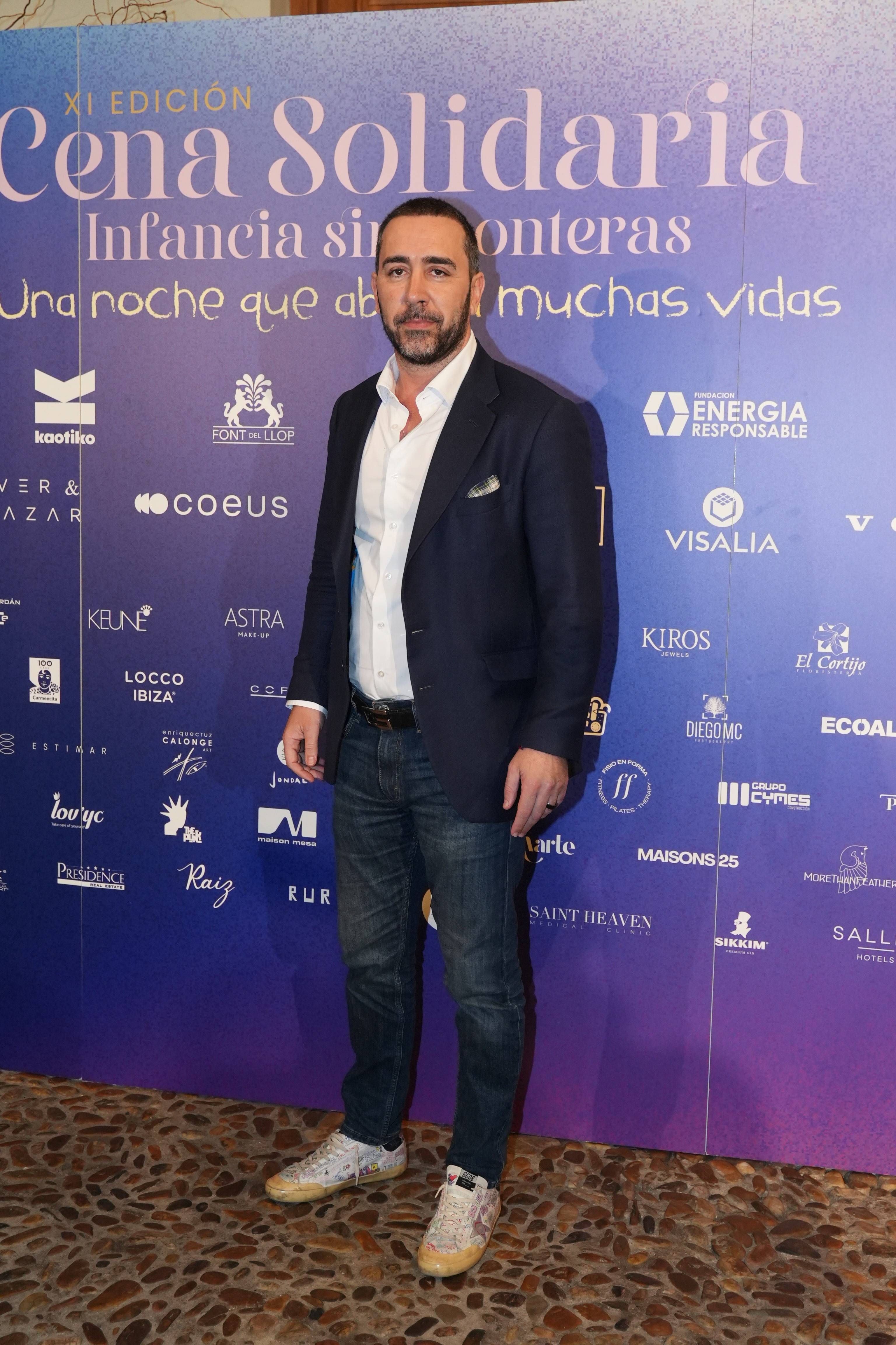 Victor Aldama, en la alfombra roja de Infancia Sin Fronteras