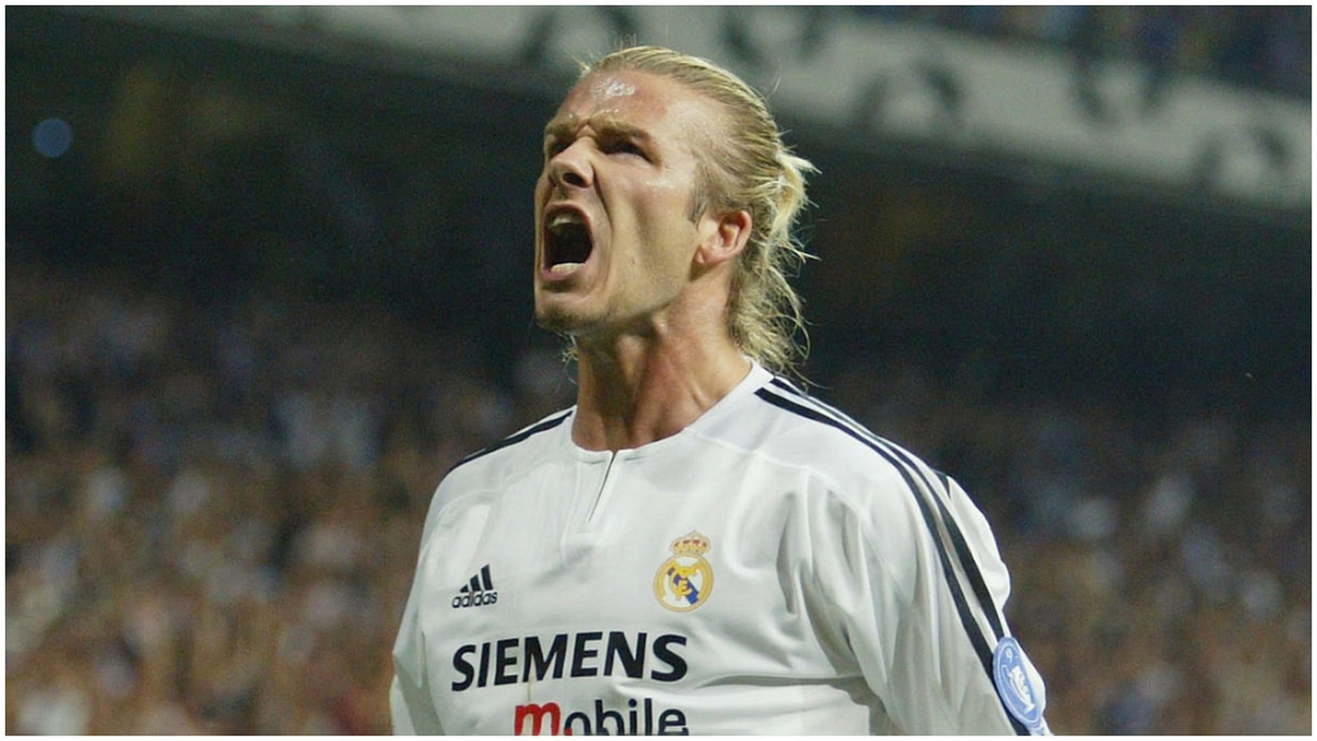 David Beckham, en su etapa con el Real Madrid