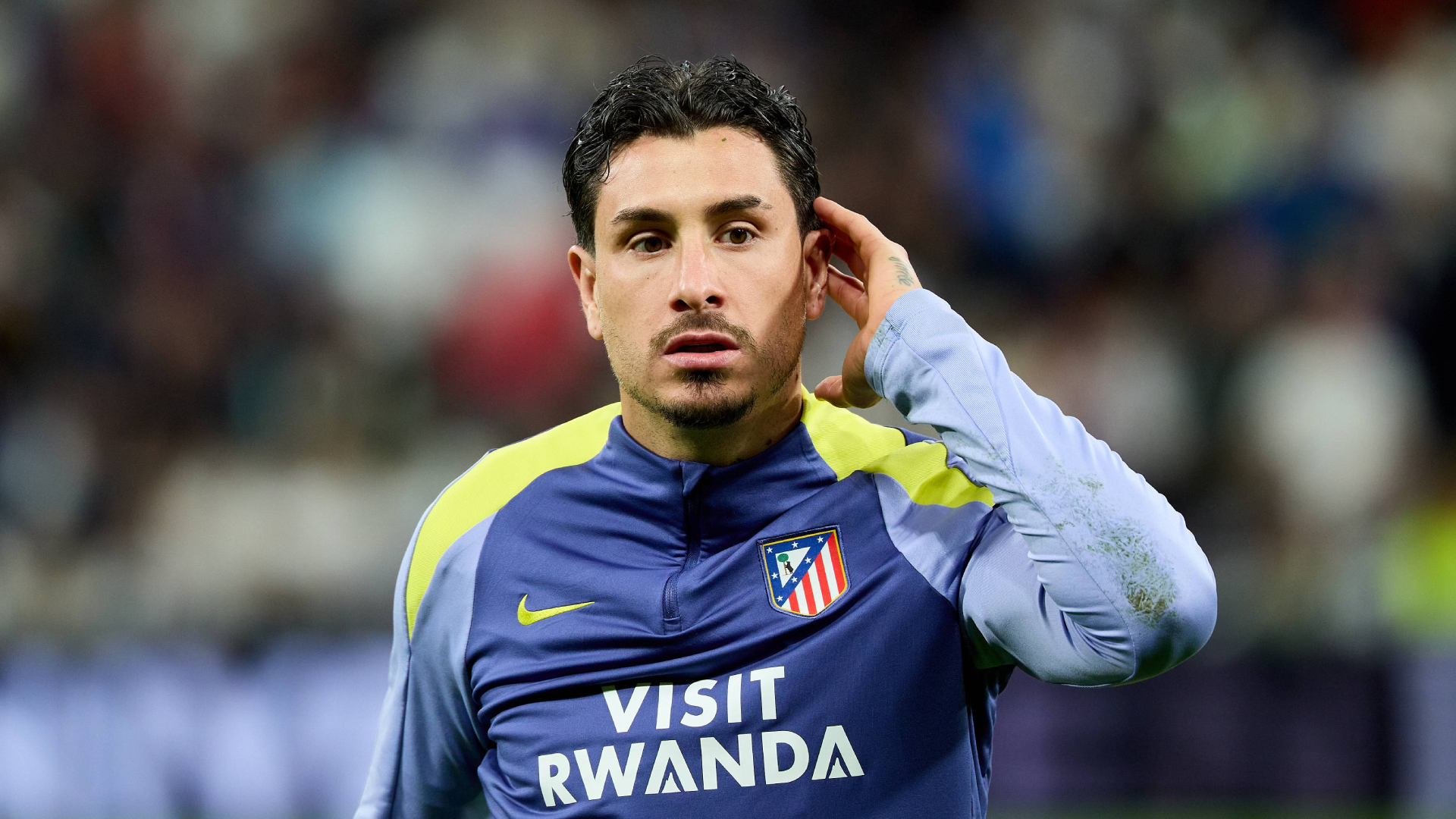 José María Giménez, en un partido del Atlético de Madrid