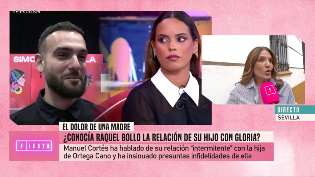 Raquel Bollo saca la cara por su hijo Manuel Cortés tras sus declaraciones sobre Gloria Camila: "Me duele cuando lo critican injustamente" Fiesta 2026 Top Vídeos 1084