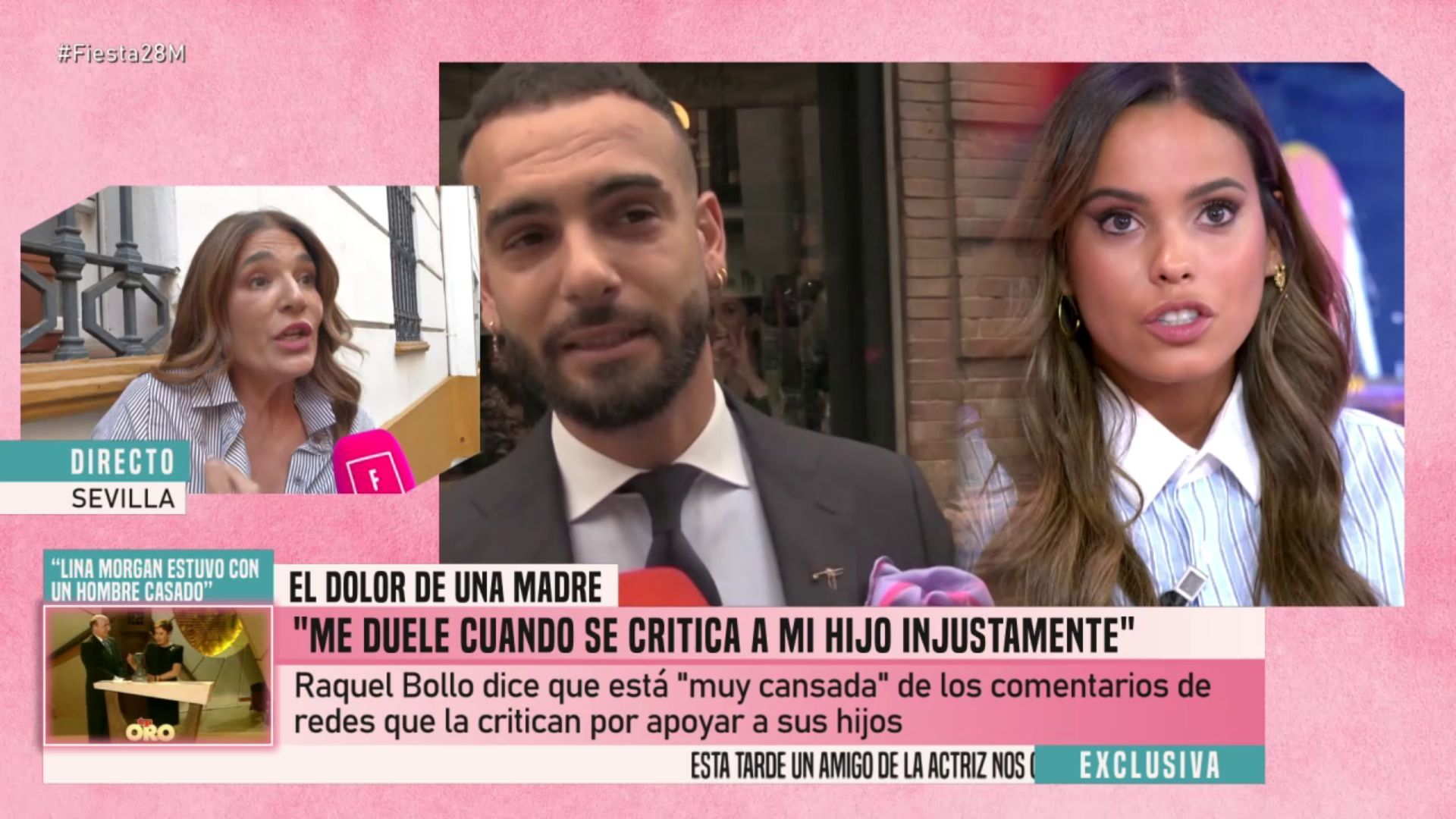 Raquel Bollo sobre la entrevista de su hijo Manuel Cortés en '¡De viernes!': "No fue a dañar"