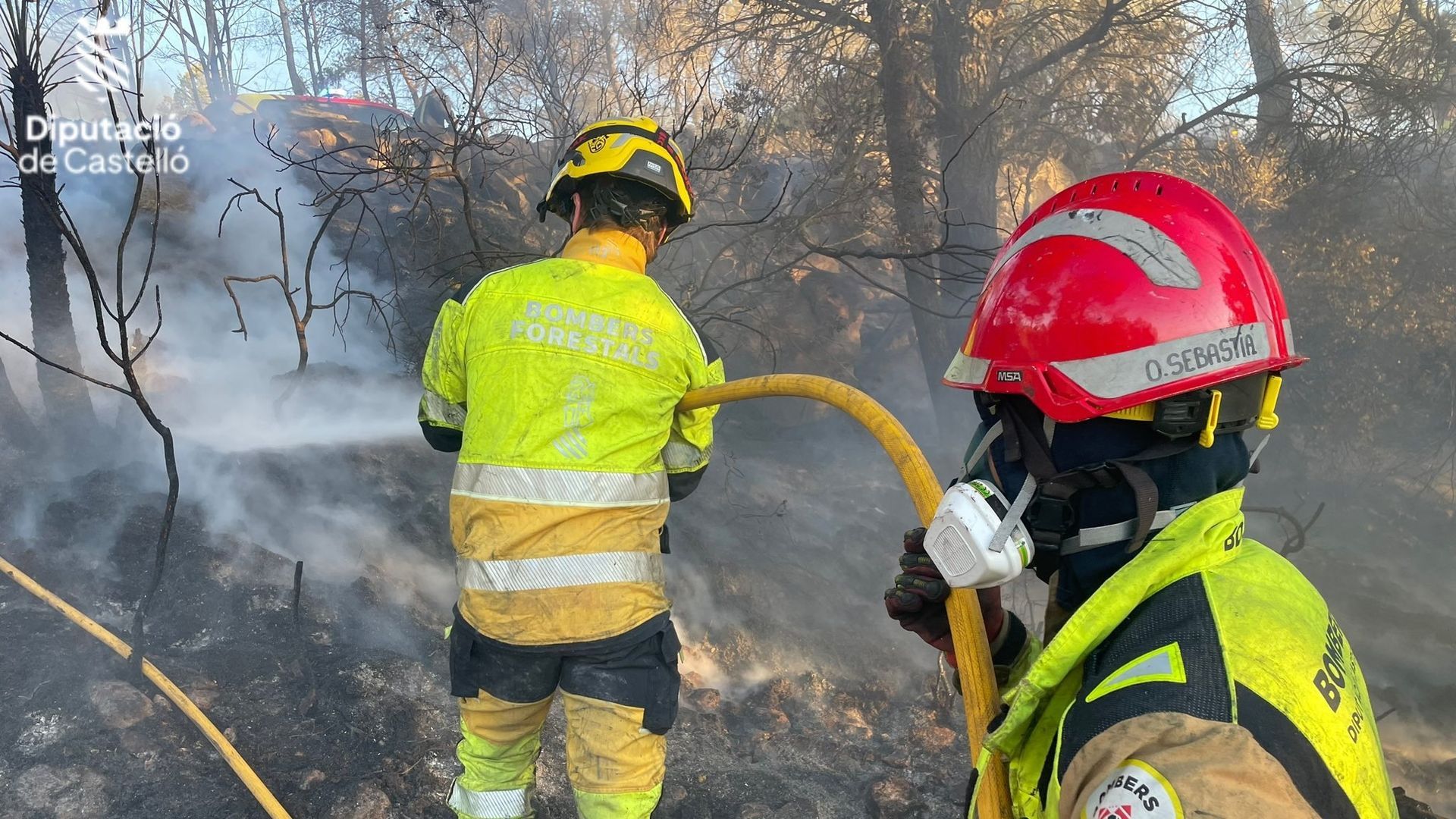 Controlado un incendio declarado en una zona forestal de Alcalà de Xivert, Castellón