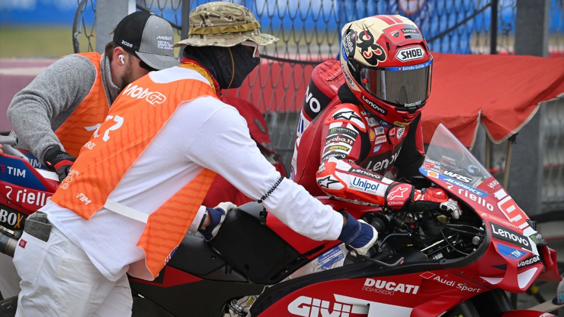 Marc Márquez, en el Gran Premio de Austin